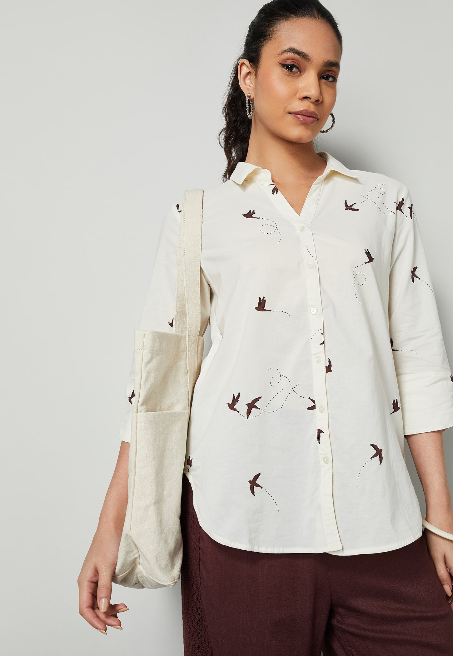 COLOUR ME Embroidered Shirt-picture-31