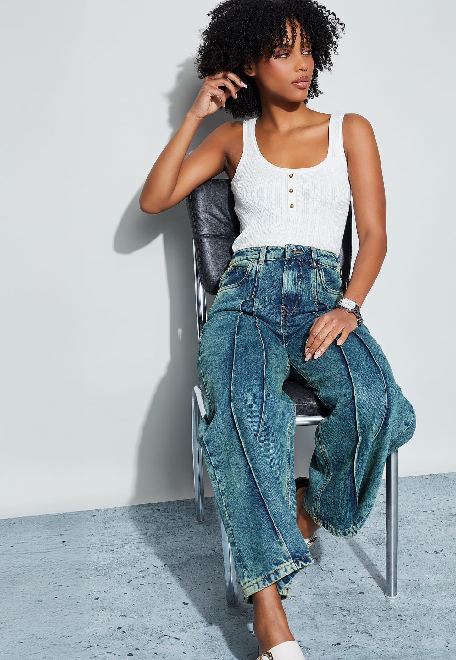 GINGER Knitted Scoop Neck Crop Top-picture-13
