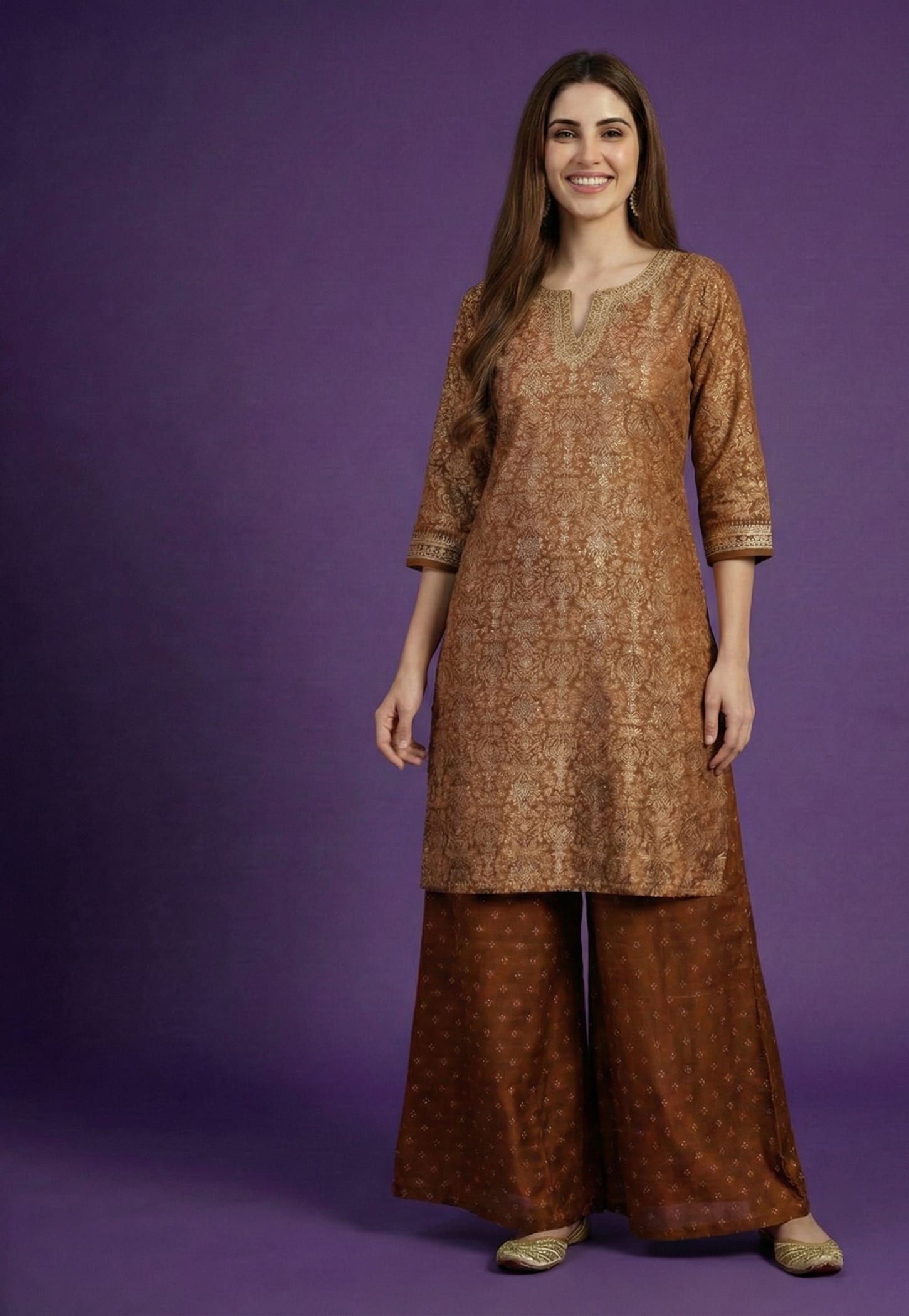 SPAN Ethnic Motif Straight Kurta-picture-18