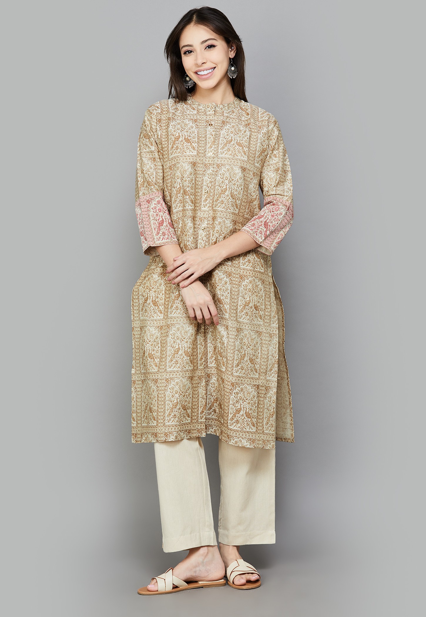SPAN Printed Straight Kurta-picture-24