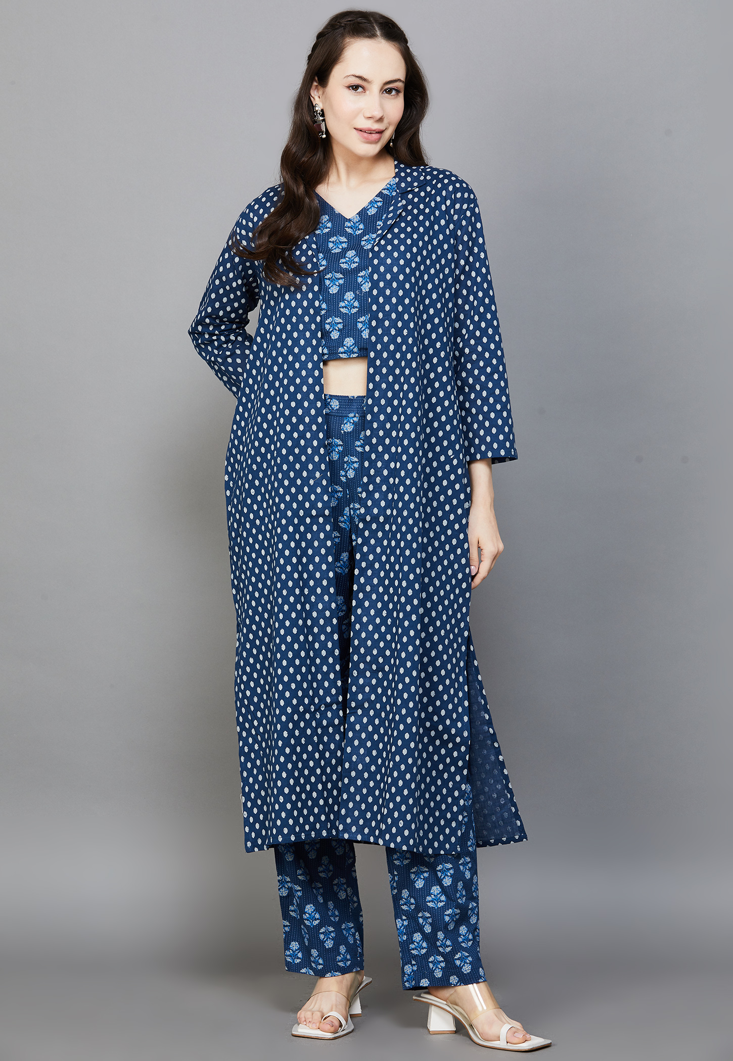 SPAN Floral Print Top with Pants and Jacket-picture-20