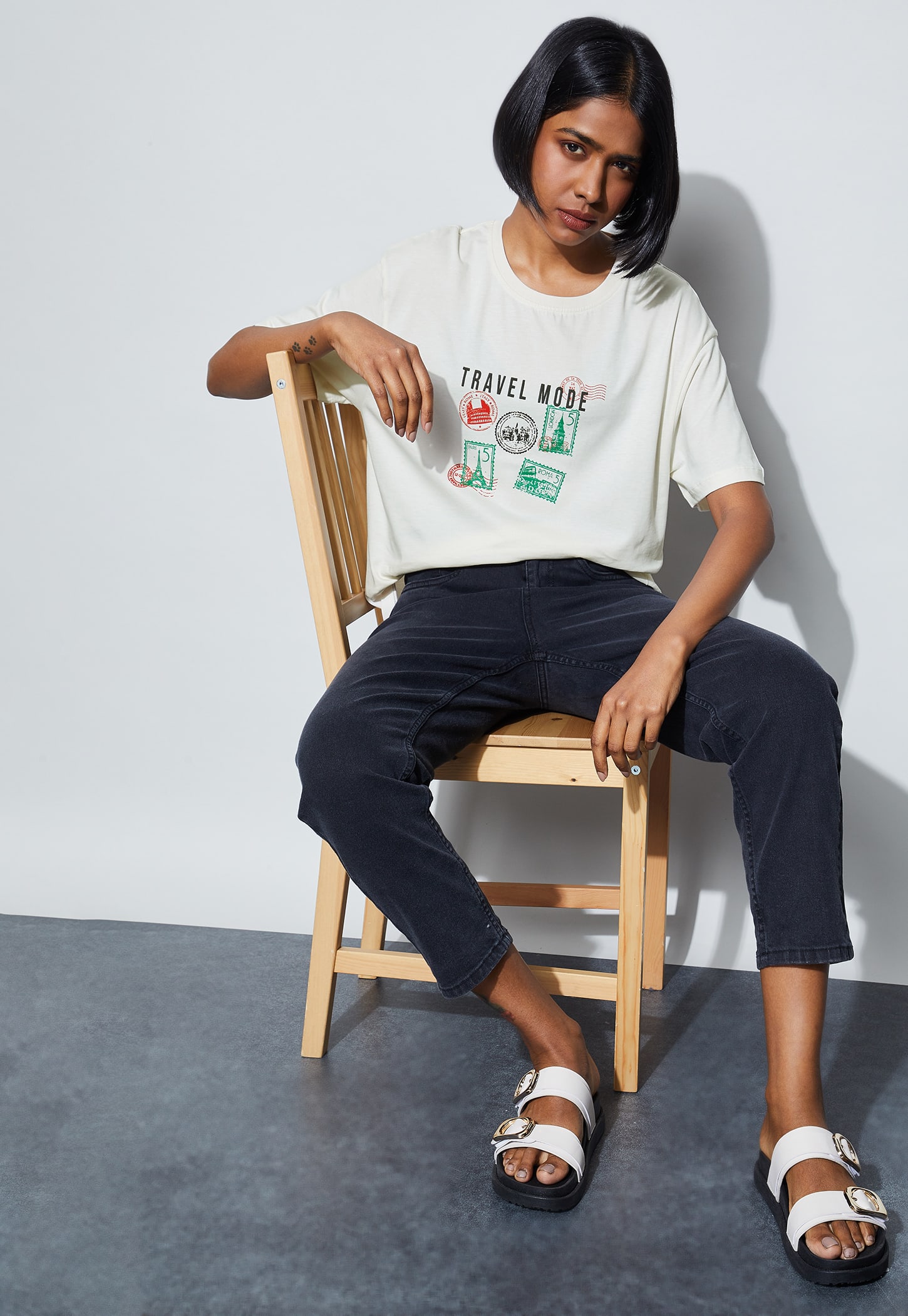 FAME FOREVER Graphic Print T-shirt-picture-42