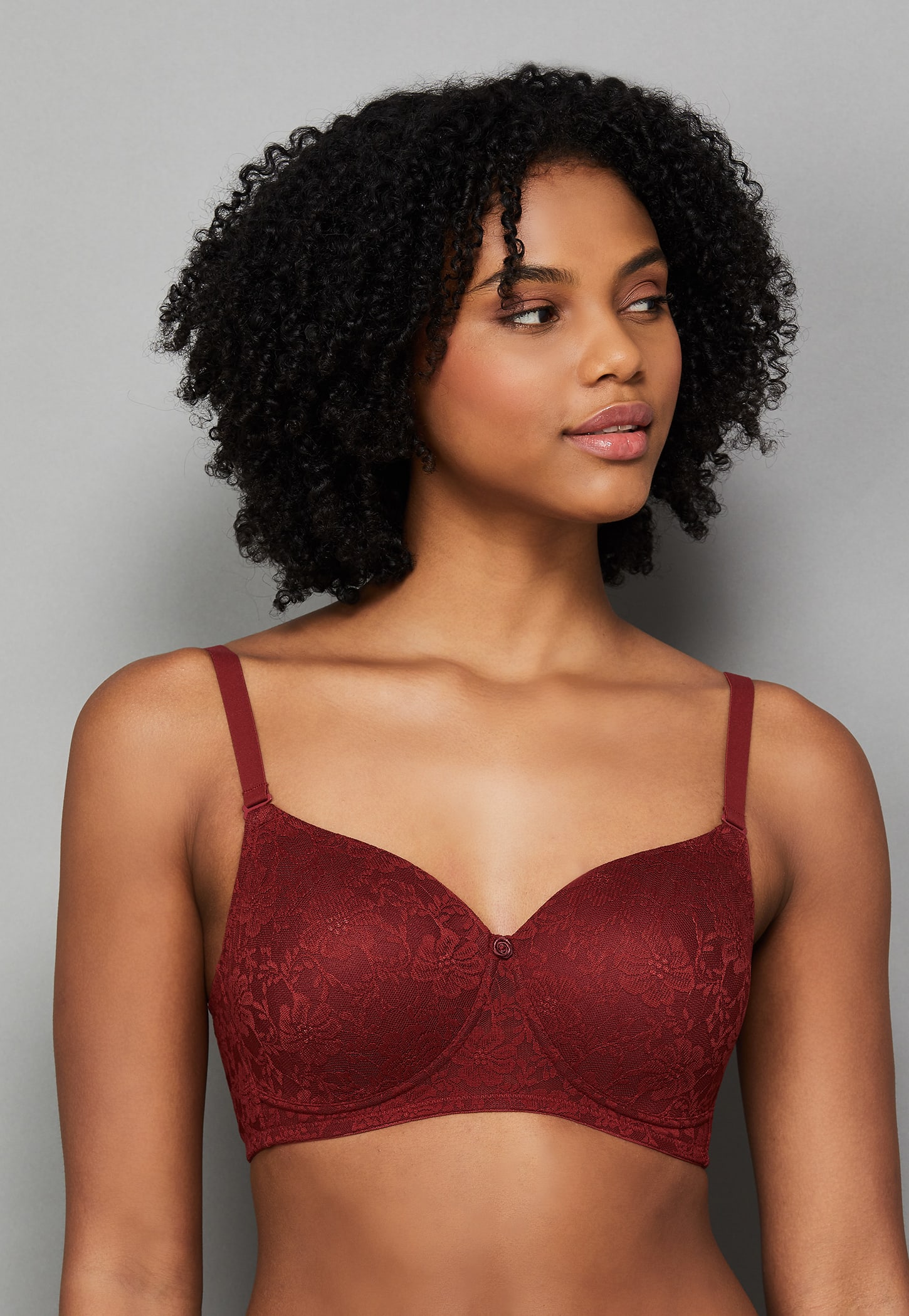 AMANTE Lace Padded Non-Wired T-shirt Bra-picture-38