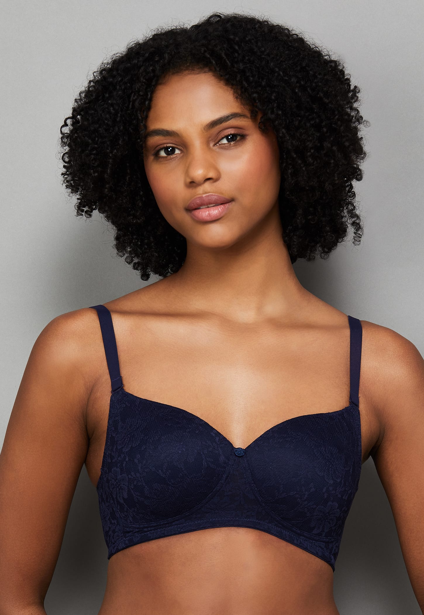 AMANTE Floral Lace Padded Non-Wired T-shirt Bra-picture-13