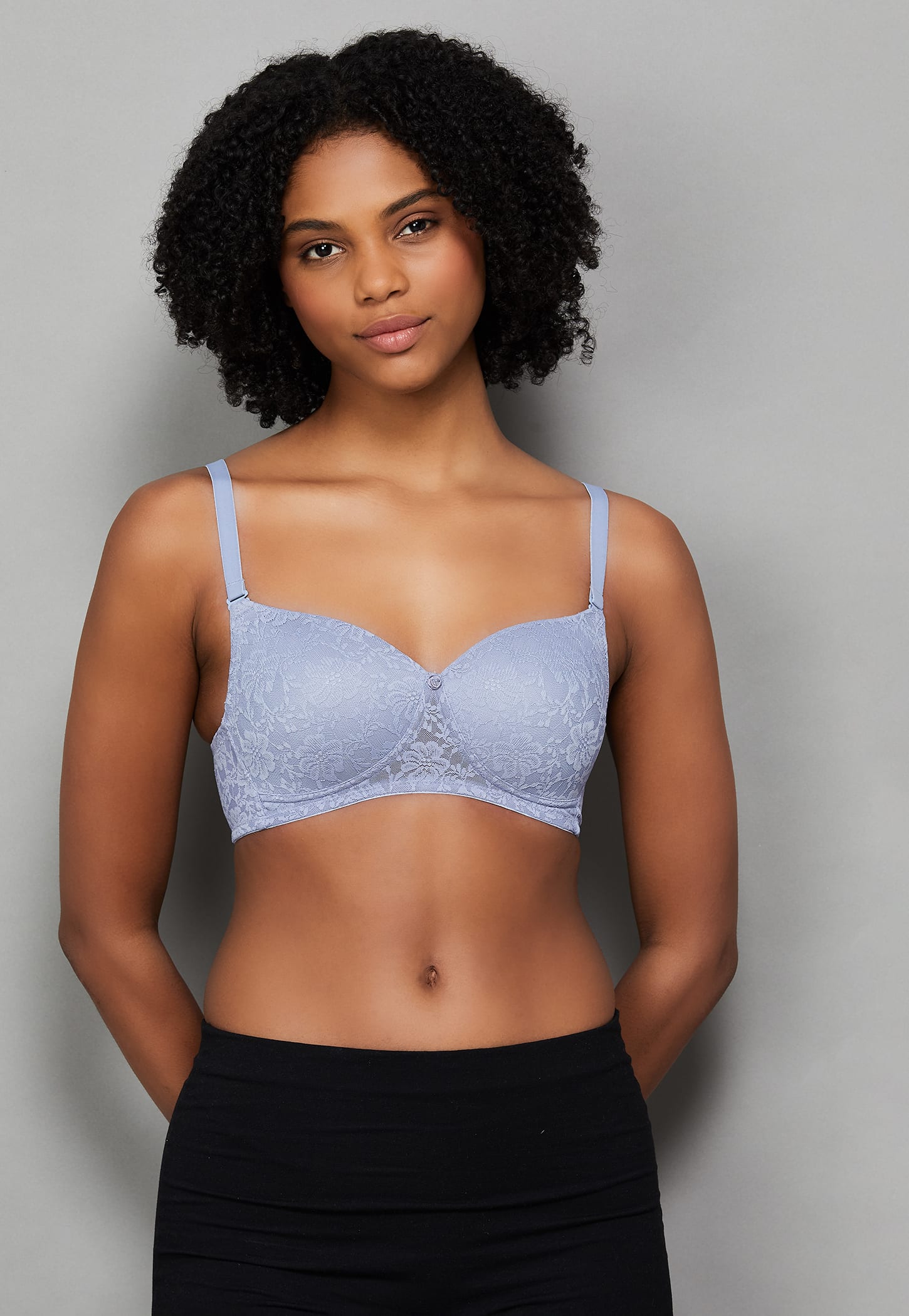 AMANTE Lace Padded Non-Wired Seamed T-shirt Bra-picture-27