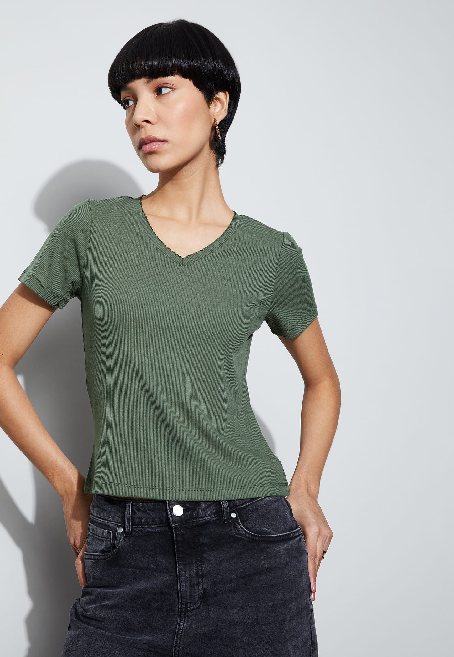 FAME FOREVER Ribbed T-shirt-picture-40