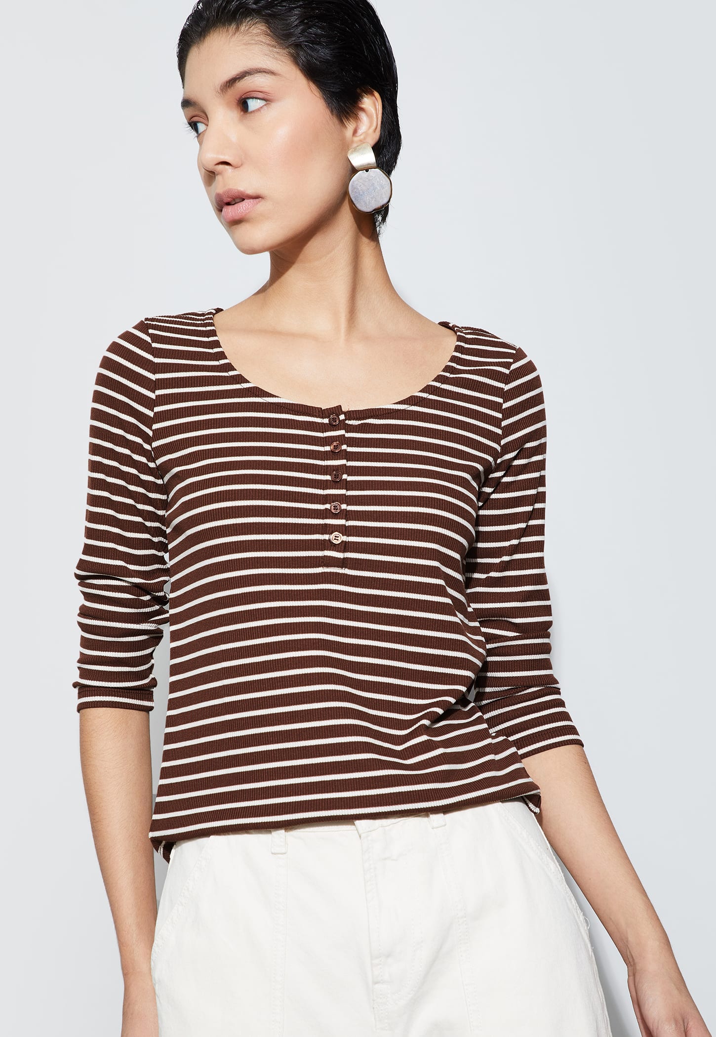 FAME FOREVER Striped T-shirt-picture-41