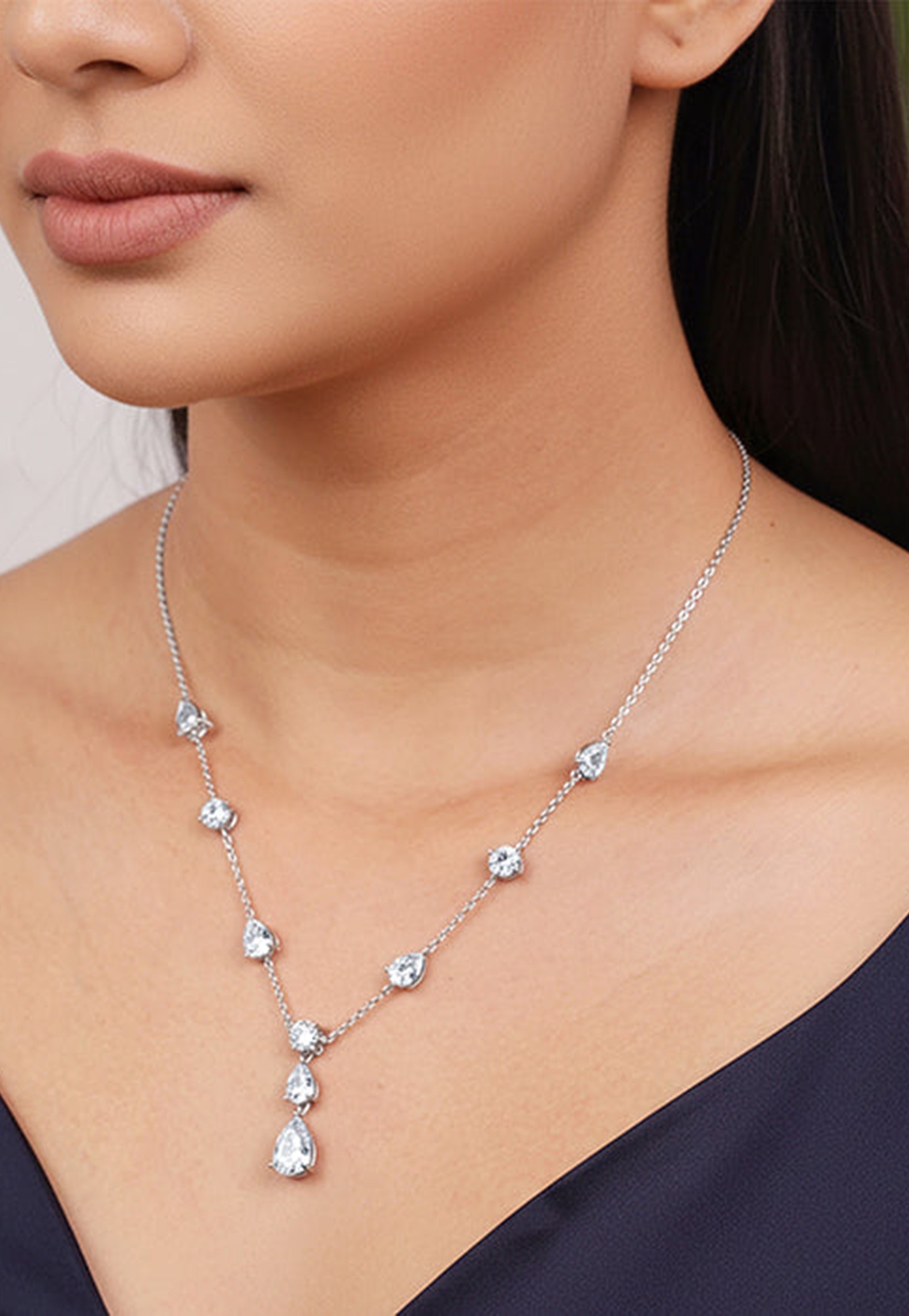 GIVA Teardrop Pendant Necklace-image-9