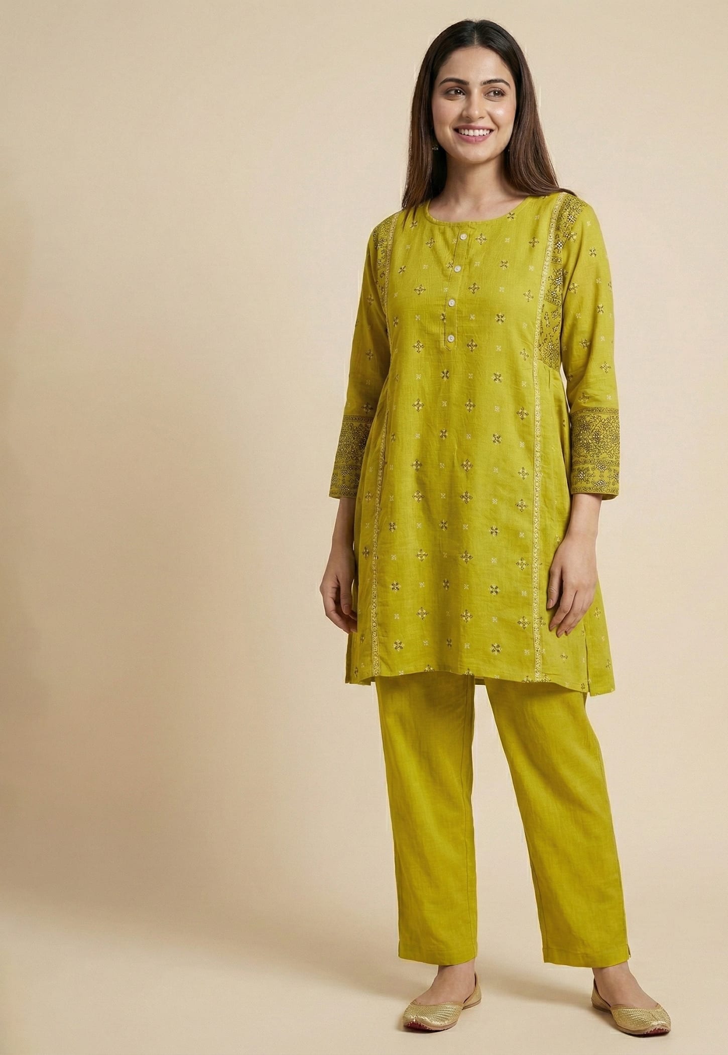 SPAN Printed Straight Kurta-picture-32