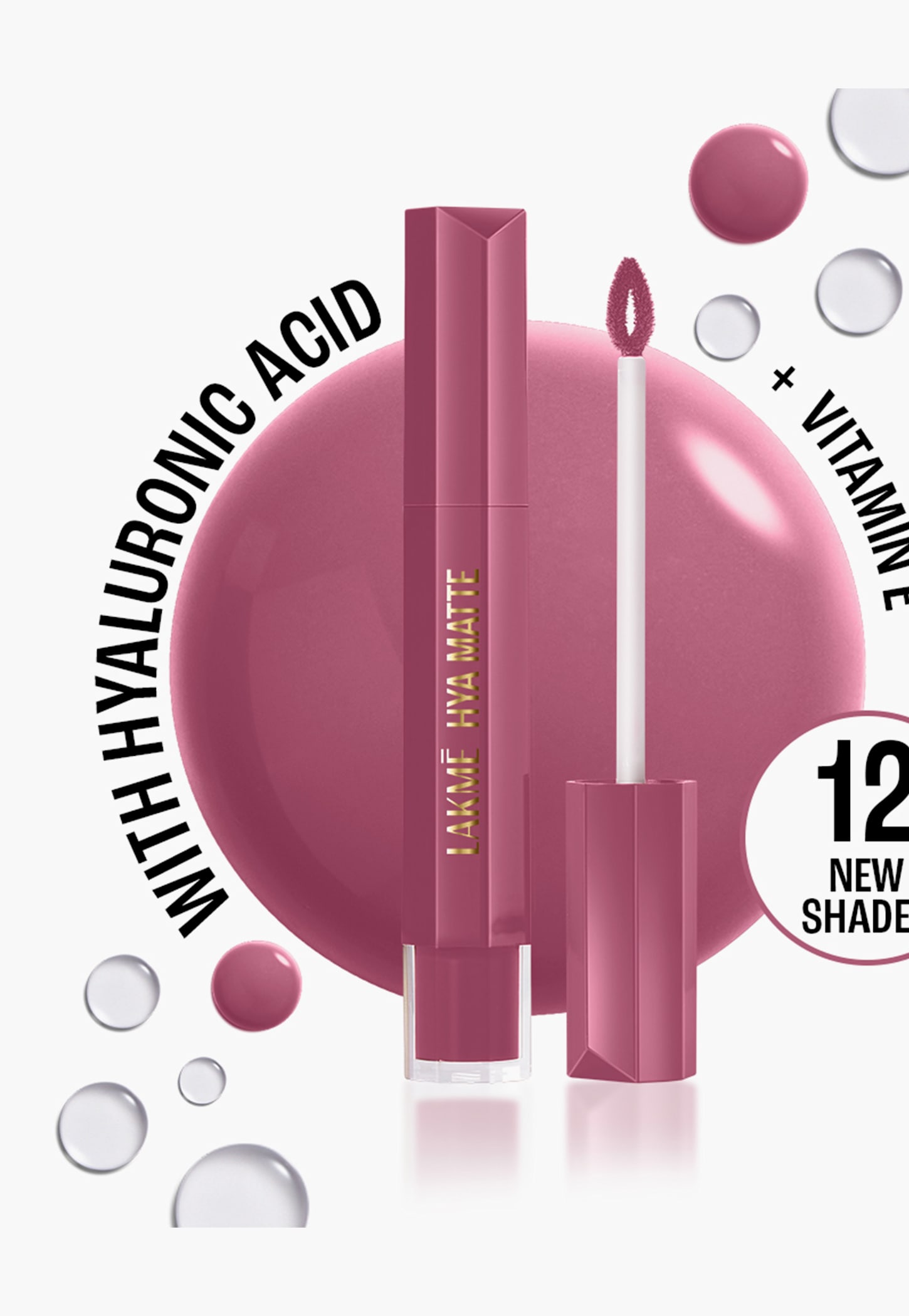 LAKME 9to5 Hya Matte Liquid Lipstick - Werk Mauve Medium - 5.3 ml-picture-52