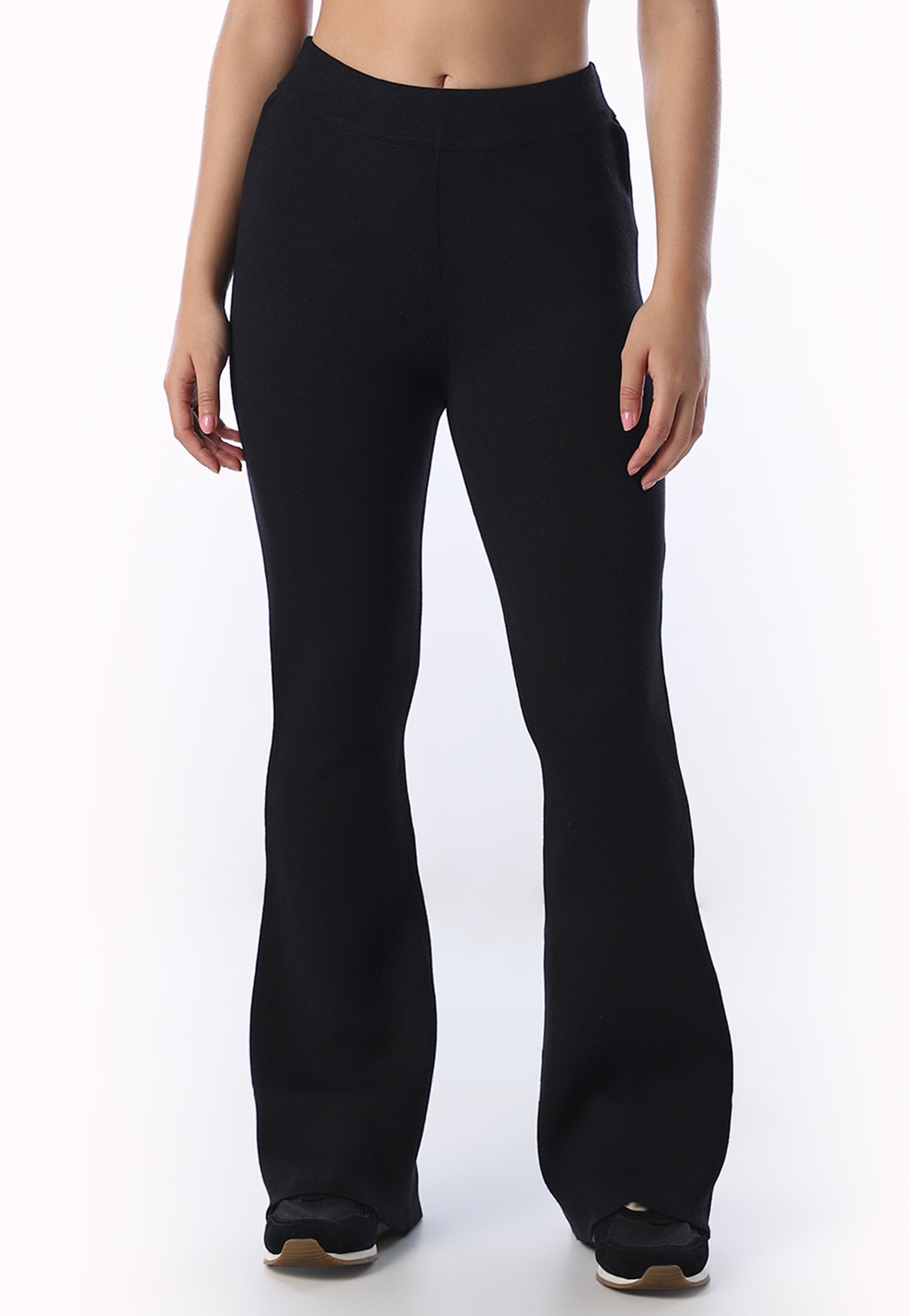 ONLY Solid Flared Trousers-picture-31