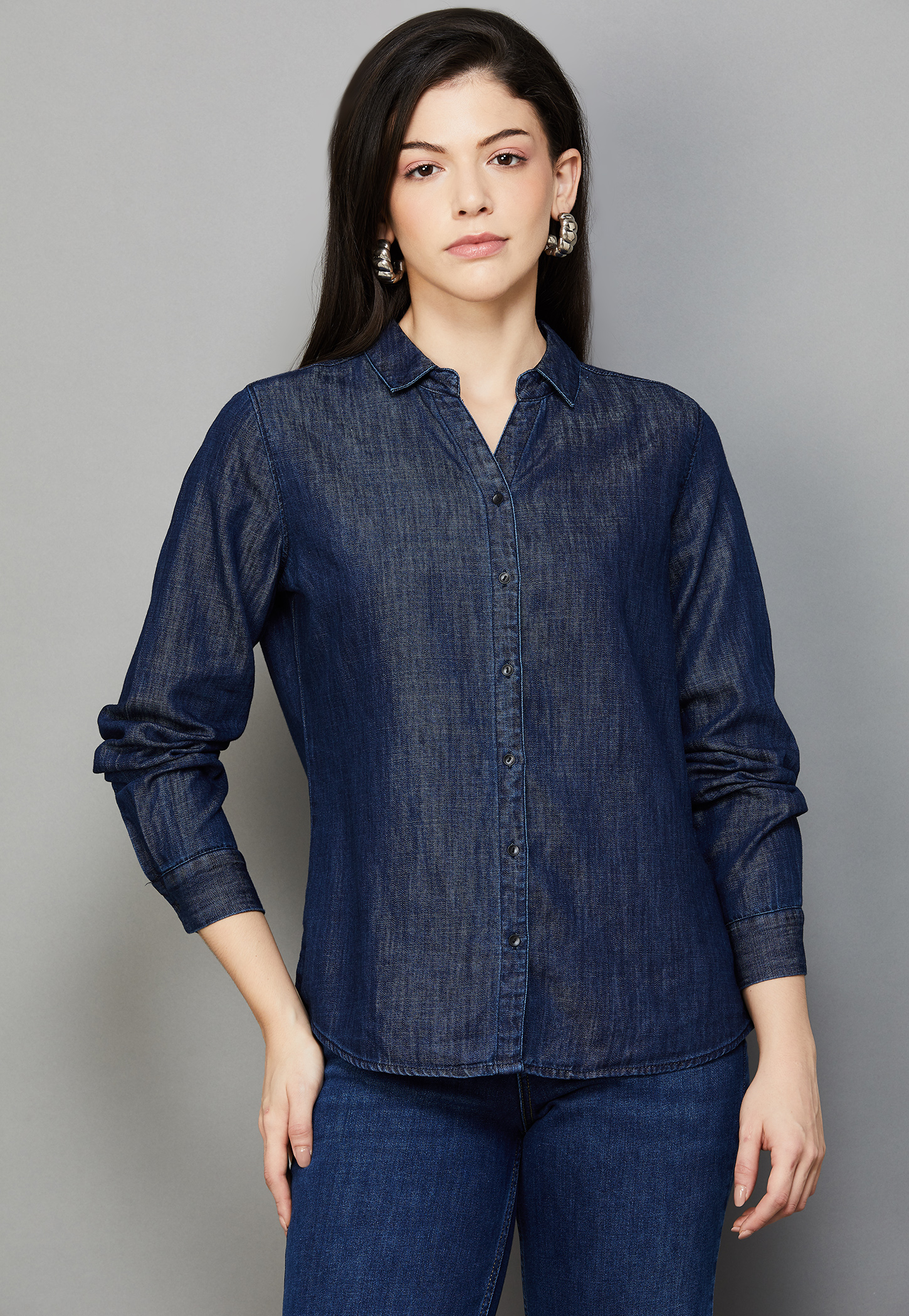 KRAUS Solid Slim Collar Shirt-picture-53