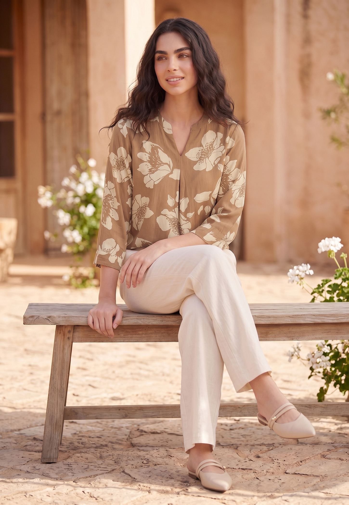 FAME FOREVER Floral Print Top-picture-23