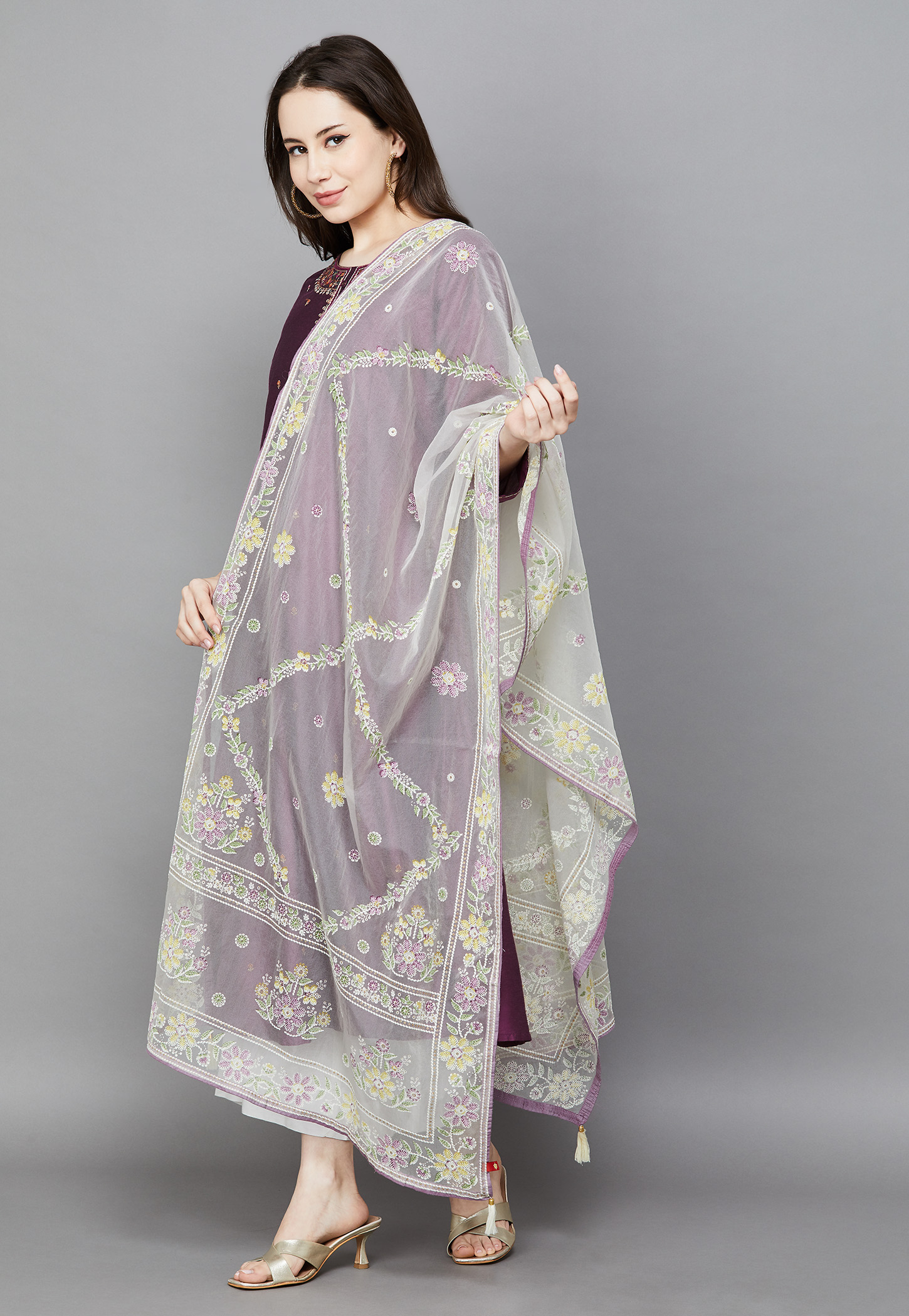 SPAN Embroidered Dupatta-image-38