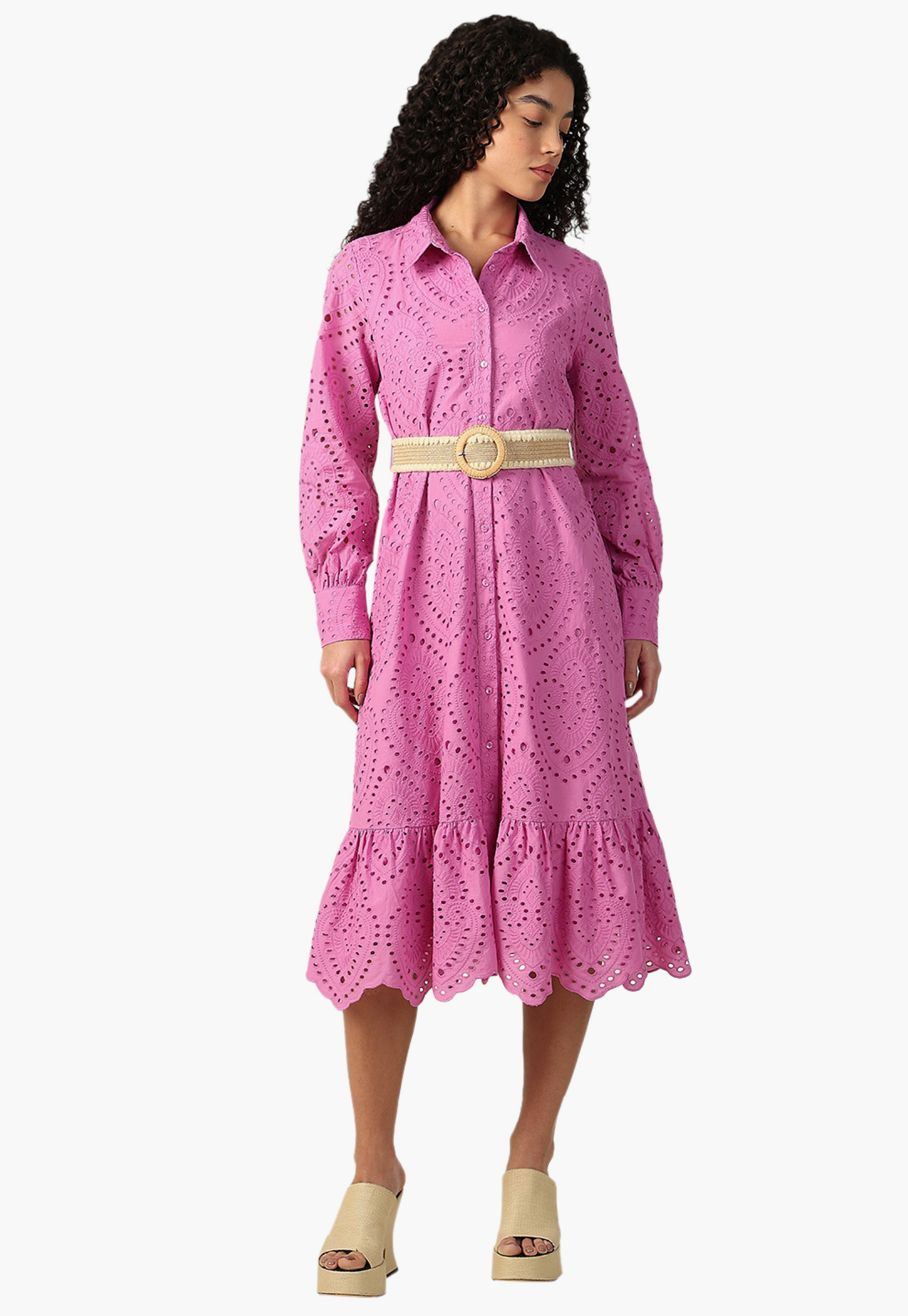 VERO MODA Schiffli Midi Dress-picture-19