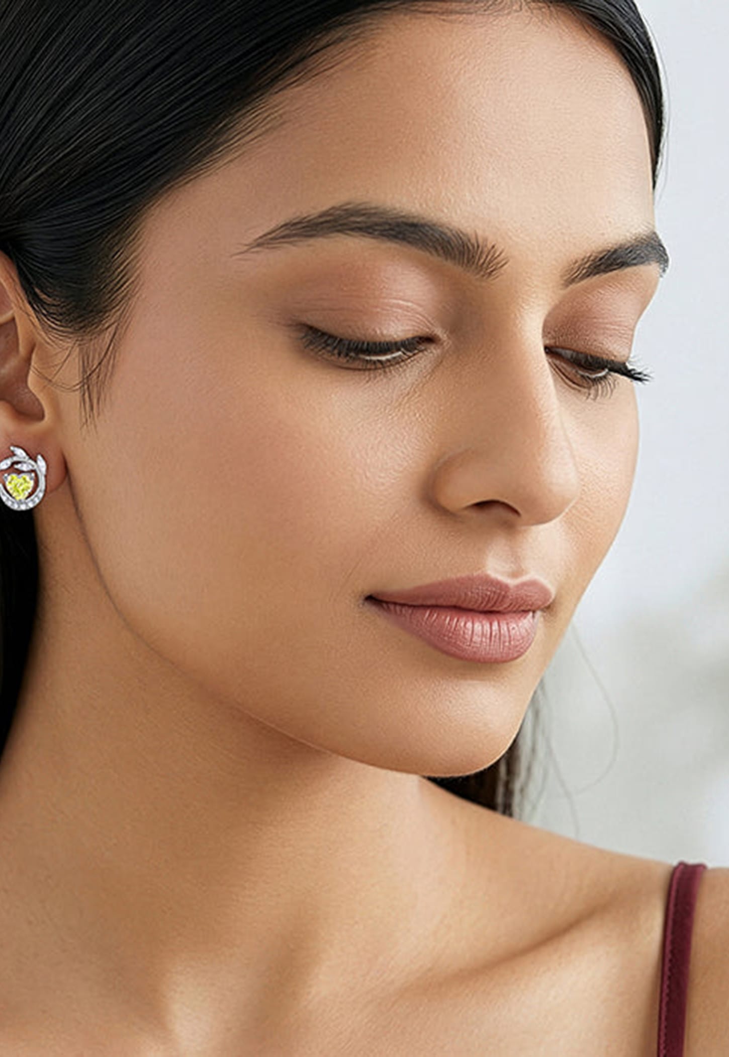 GIVA Love Thee Sterling Silver Stud Earrings-picture-11