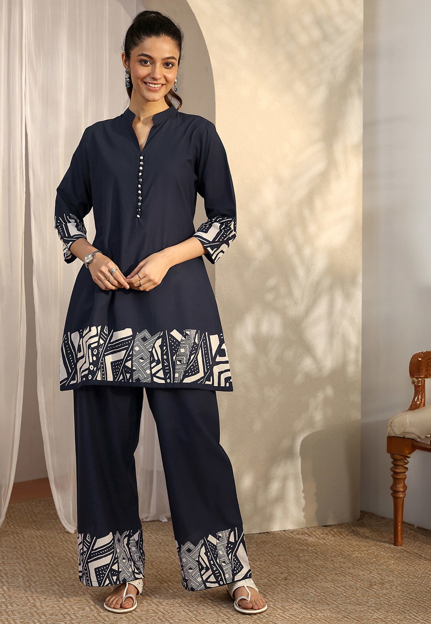 LIBAS Printed Straight Kurti Set-picture-22