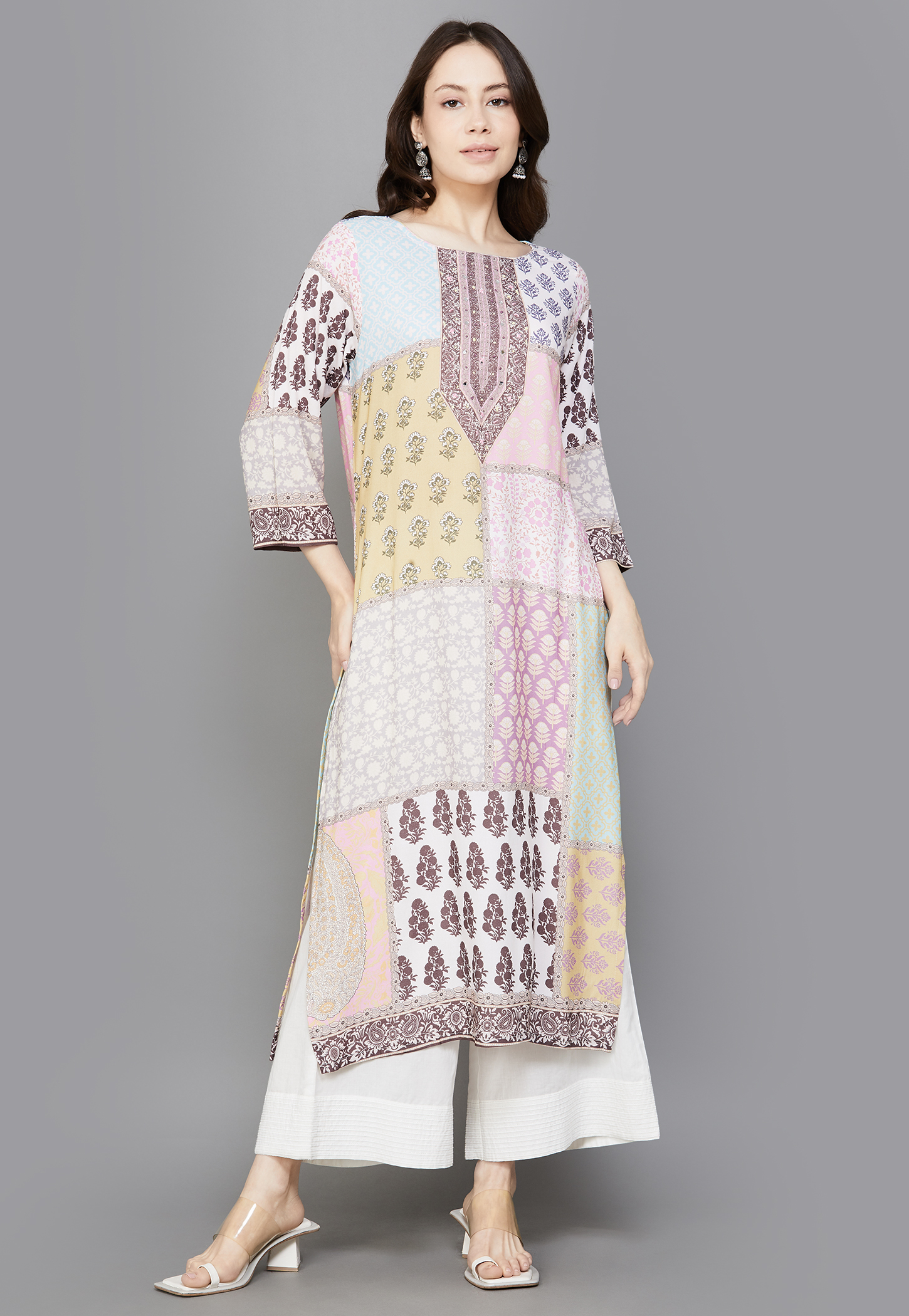 FASHOR Ethnic Motif Straight Kurta-picture-10