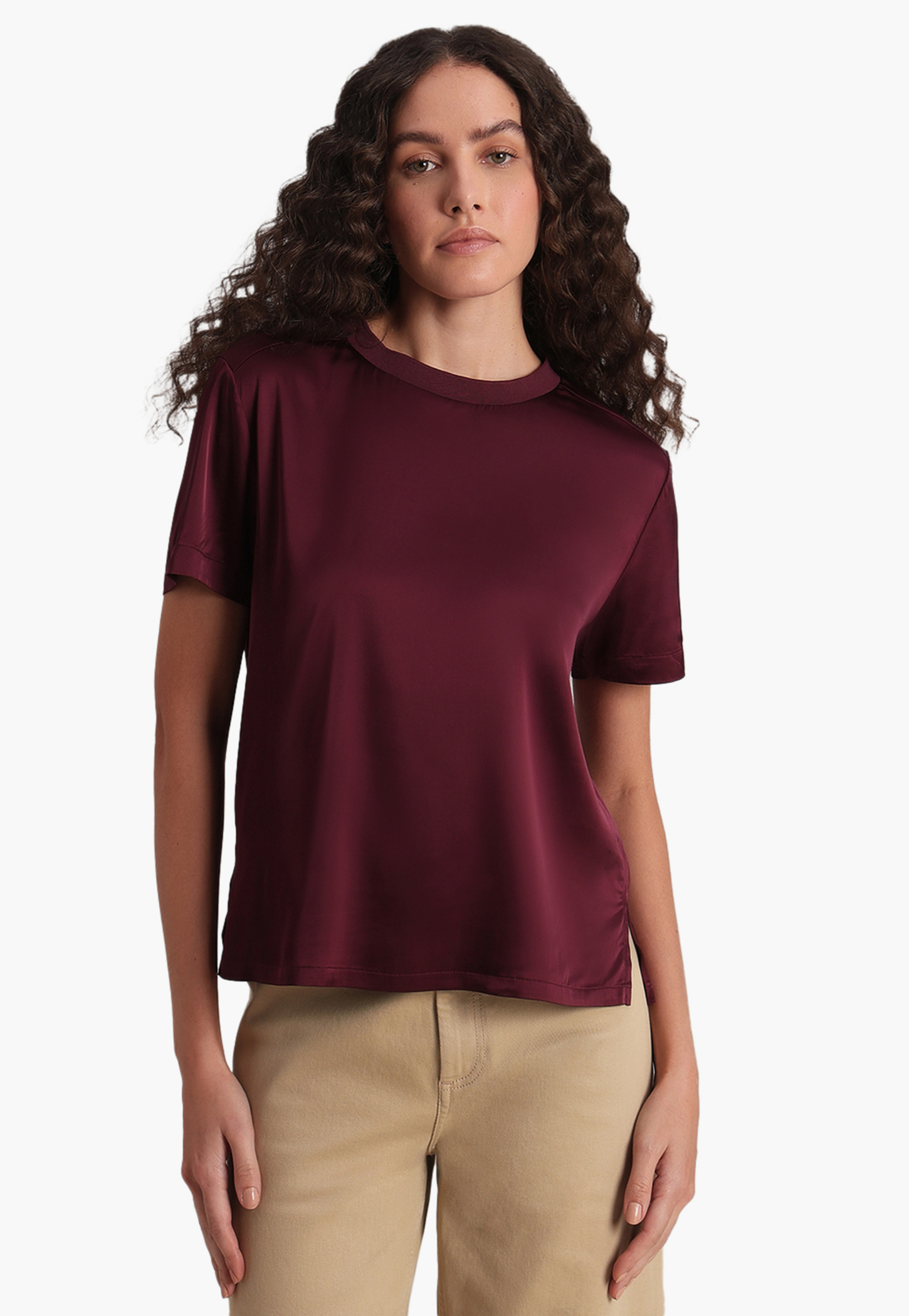 VERO MODA Solid T-shirt-picture-43