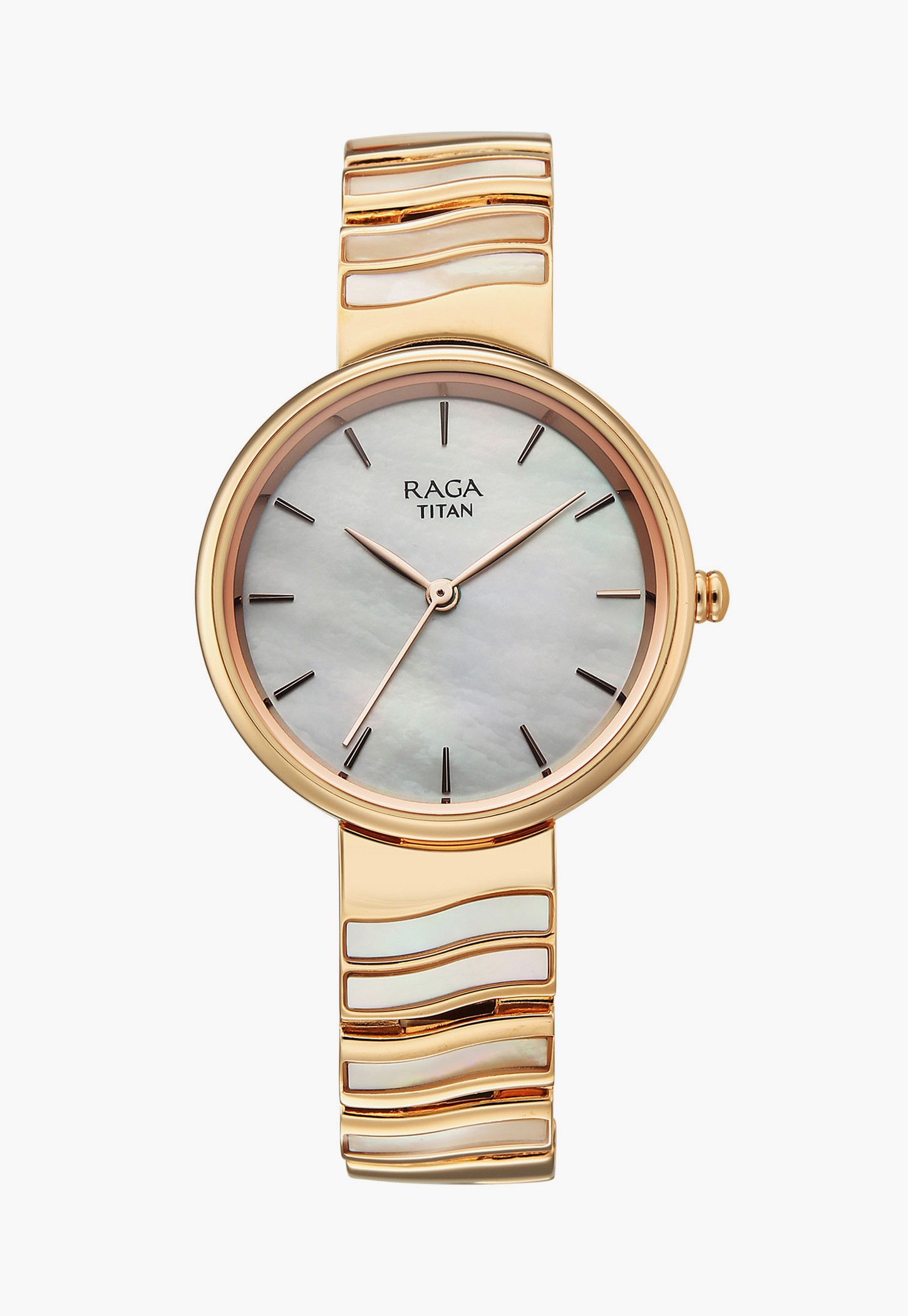 TITAN Raga Power Pearls Embellished Analog Watch Set - 2810WM03F