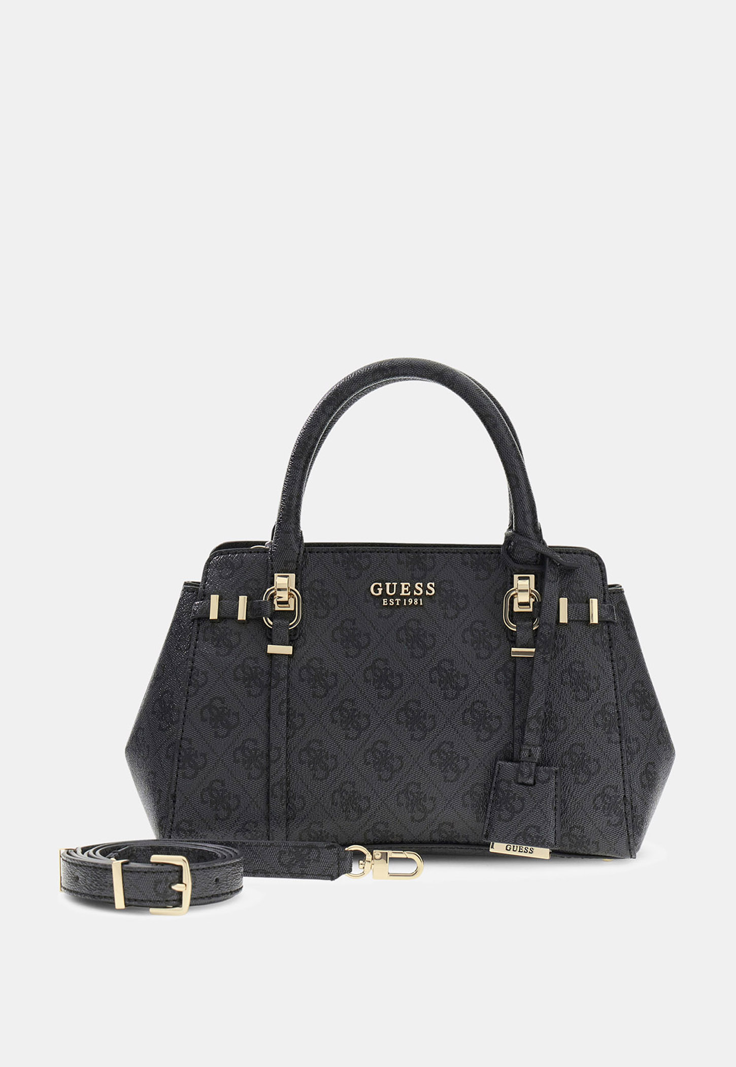 GUESS Monogram Print Handheld Bag-picture-17