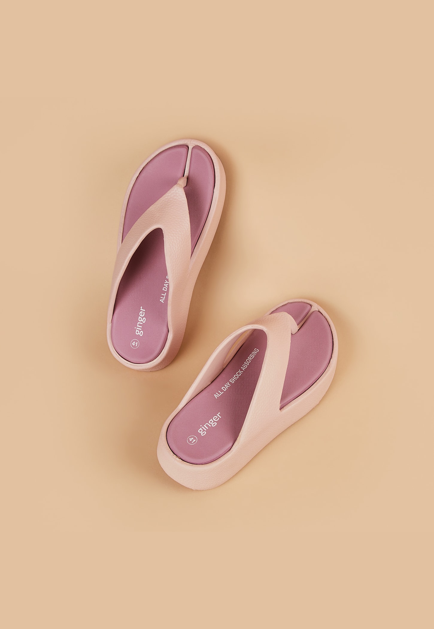 GINGER Solid Flip Flops-picture-25