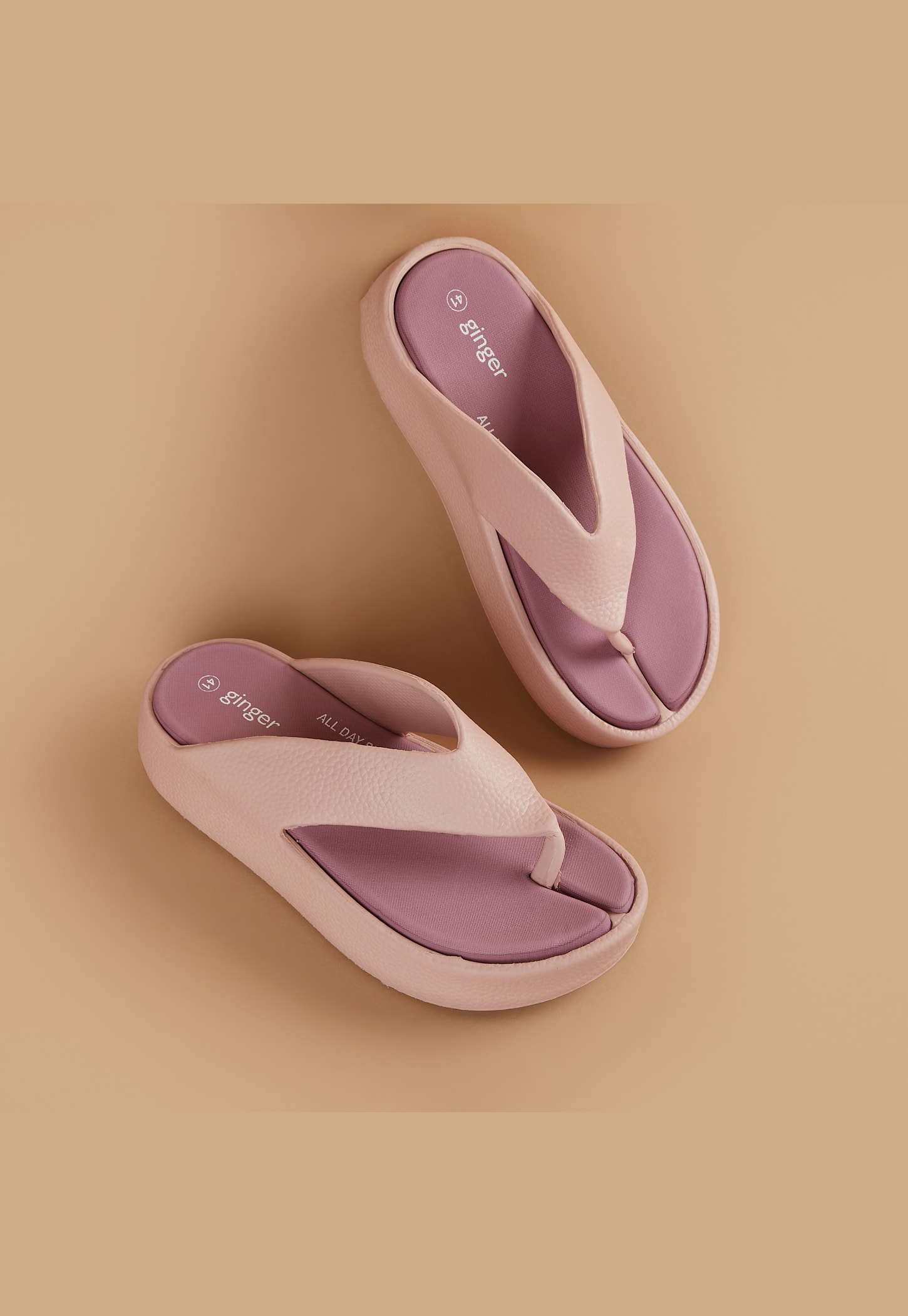 GINGER Solid Flip Flops