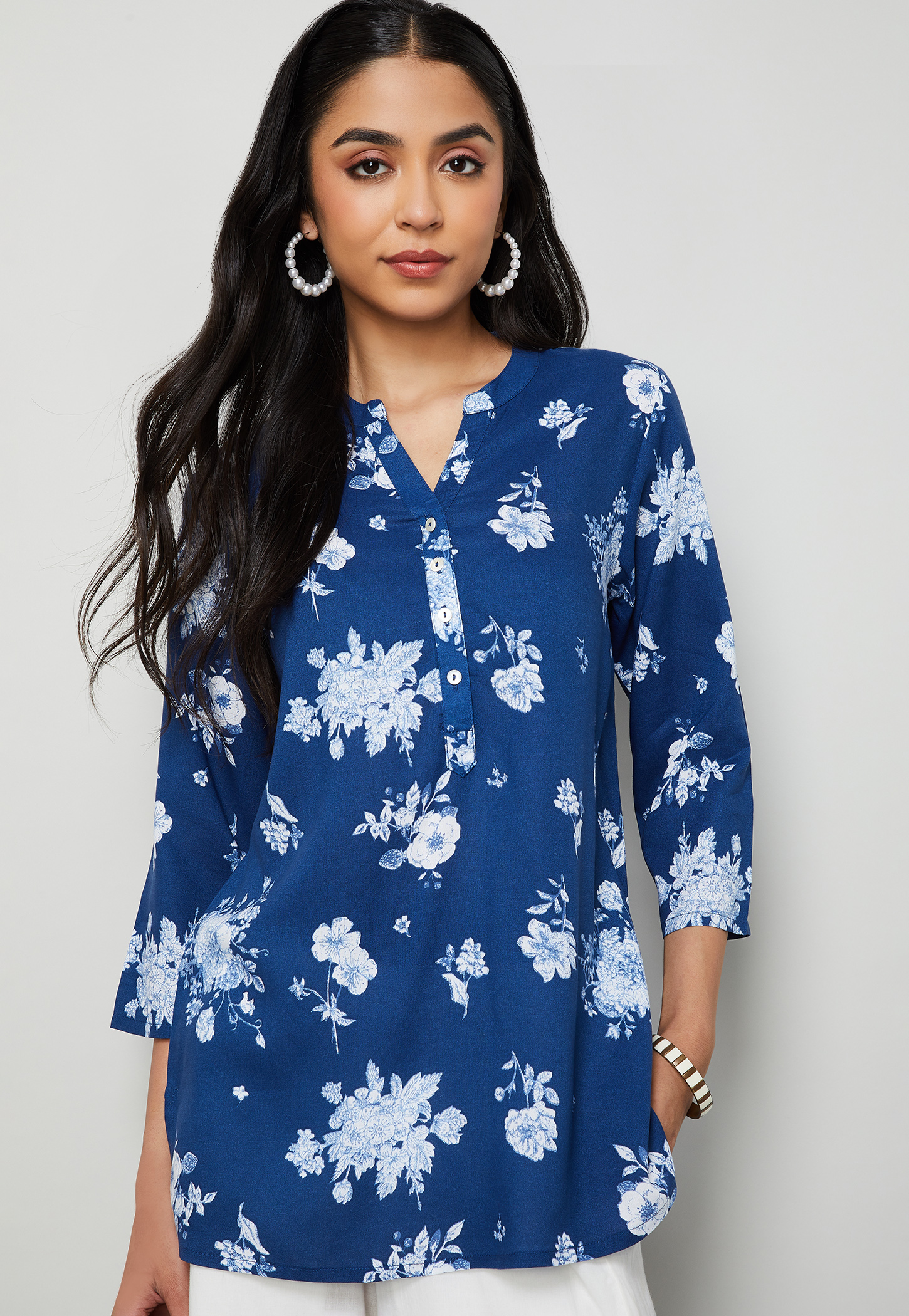 COLOUR ME Floral Straight Kurti-picture-18