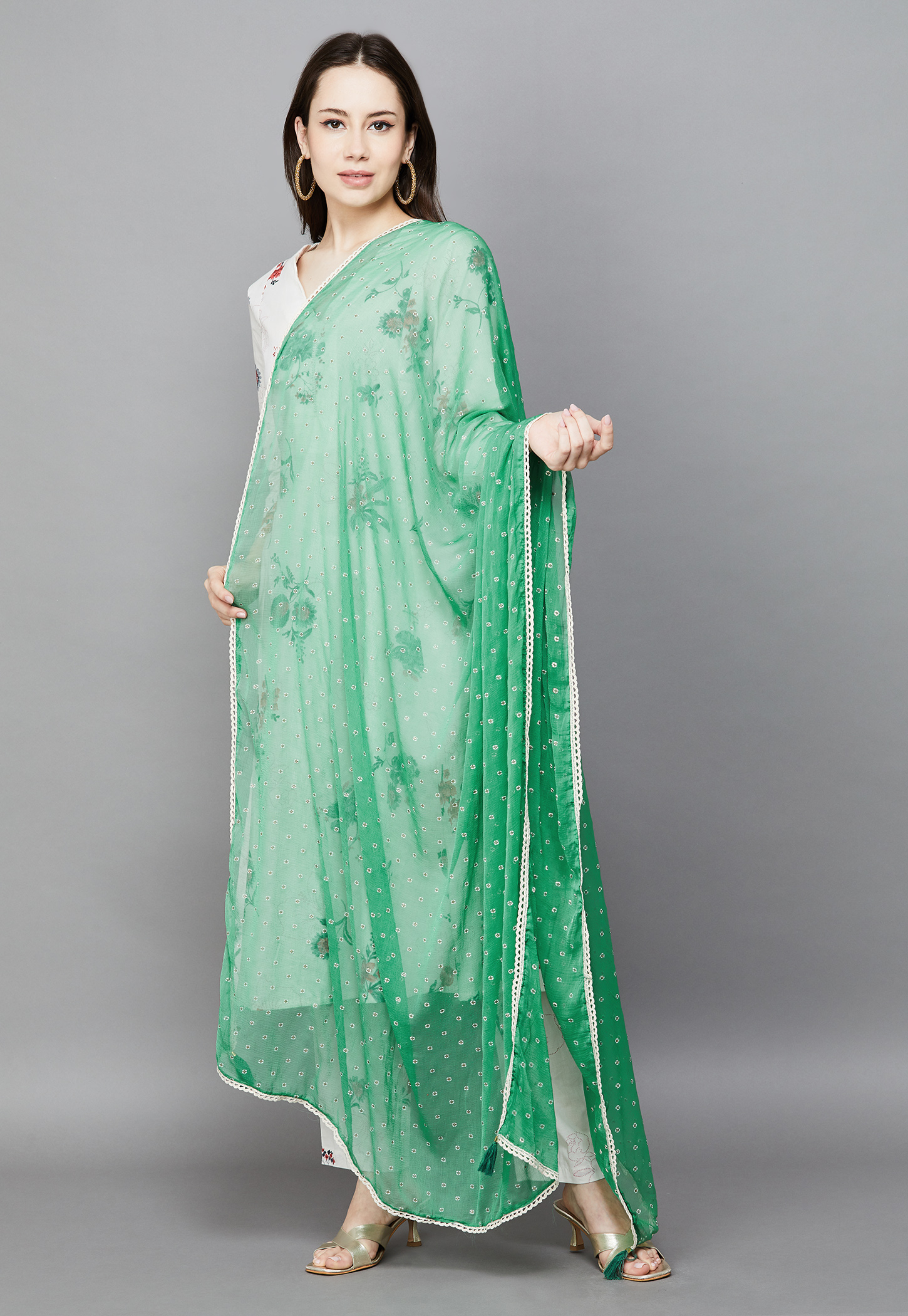 SPAN Floral Print Dupatta-picture-32
