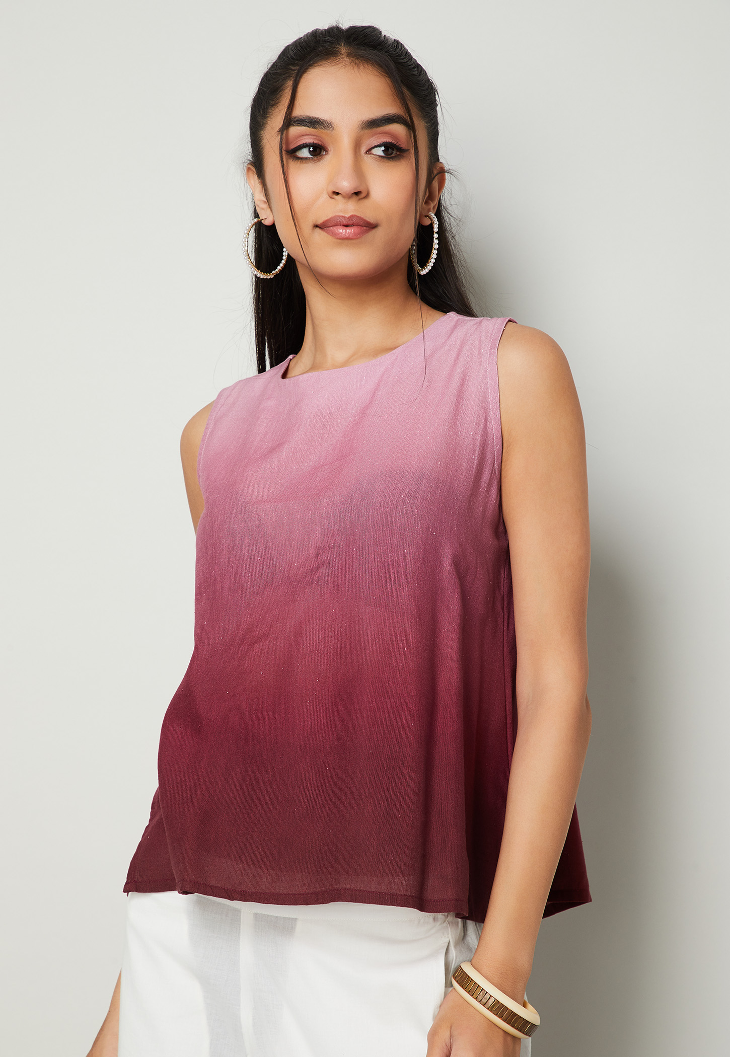 MELANGE Ombre A-line Tunic-picture-28