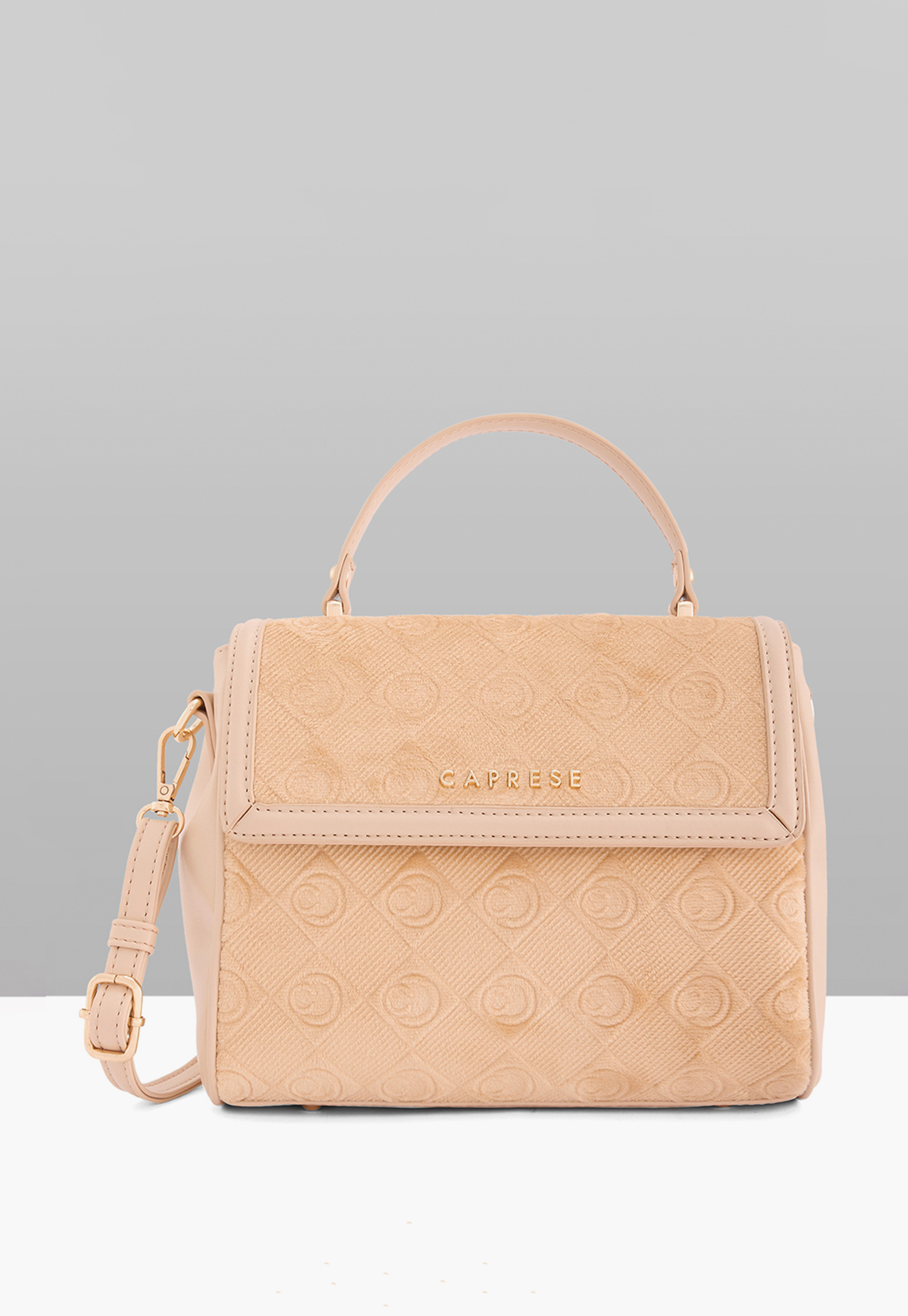 CAPRESE Textured Handheld Bag