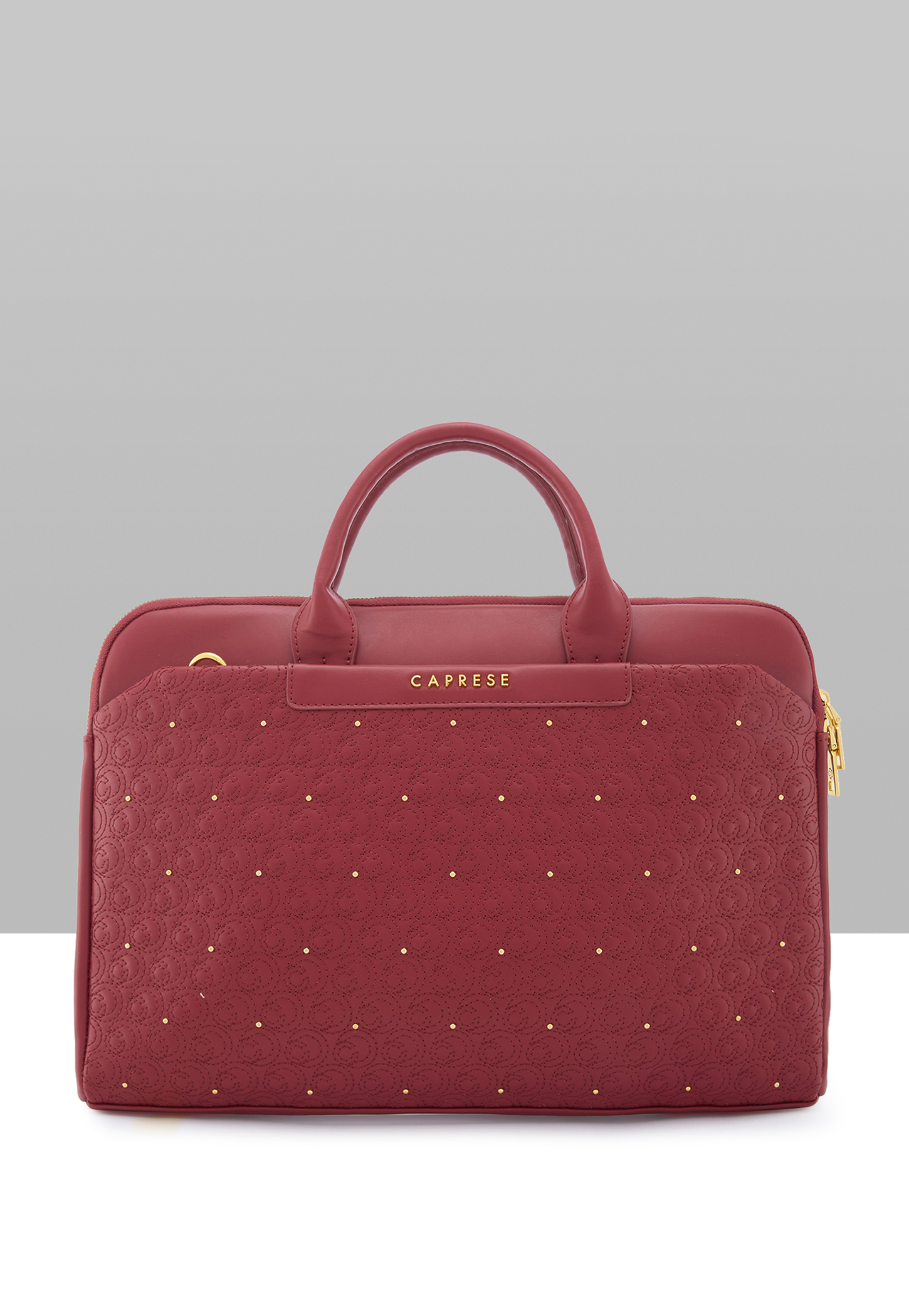 CAPRESE Quilted Laptop Bag-image-8