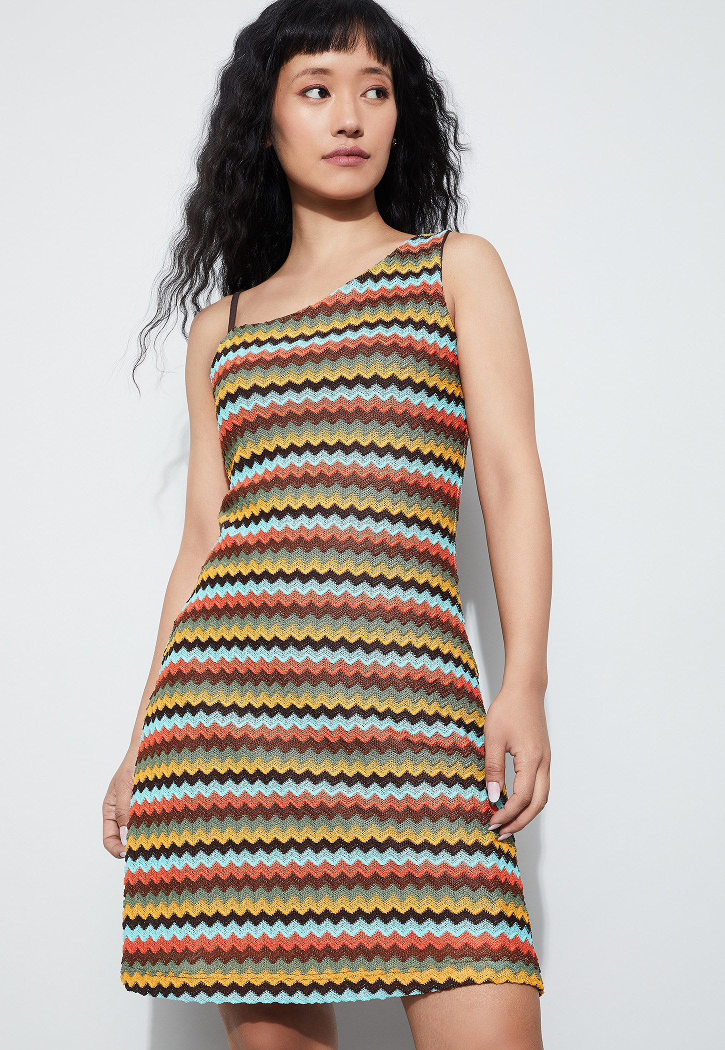 GINGER Chevron Mini Dress-picture-40