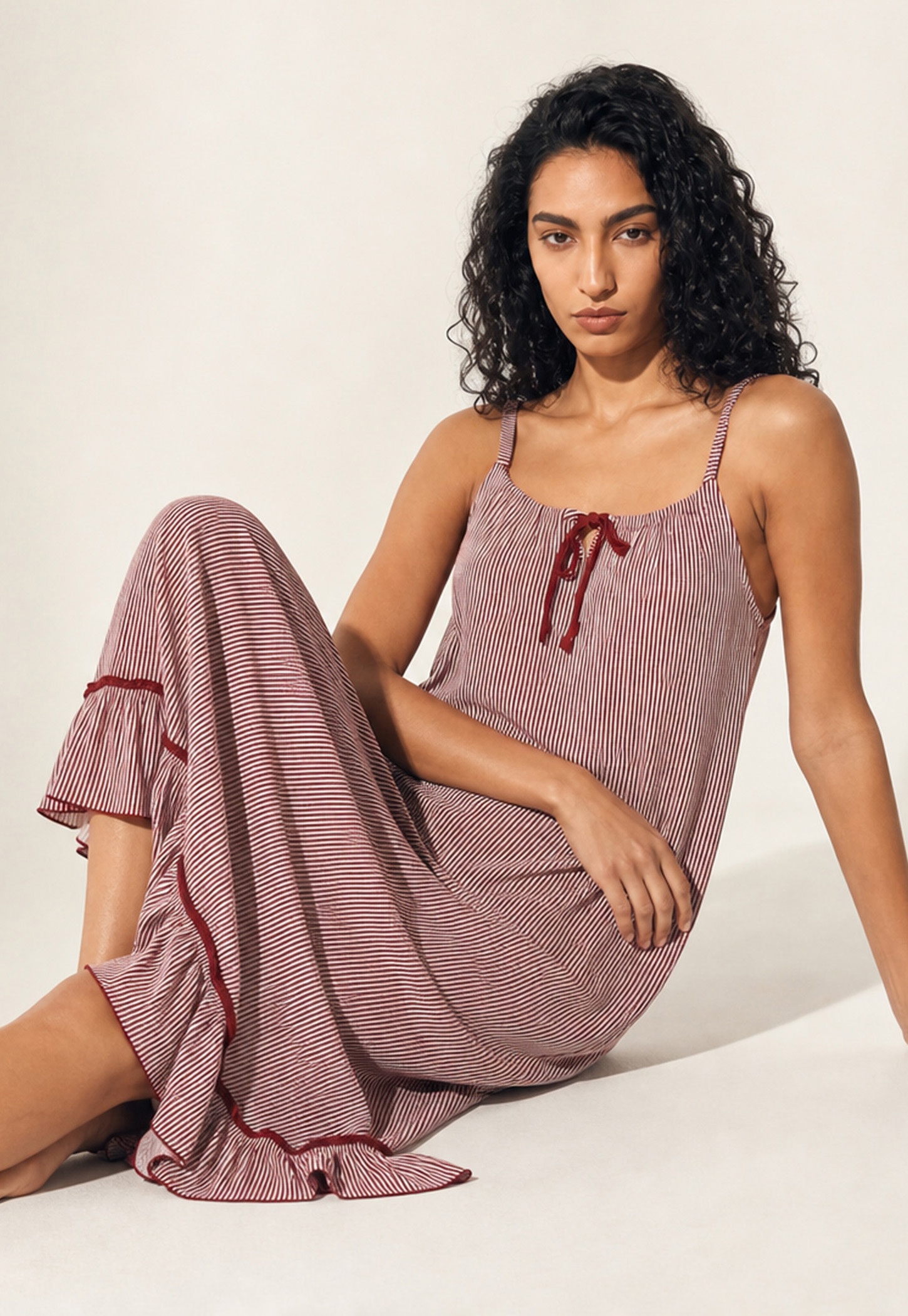 GINGER Striped Nightgown-picture-29