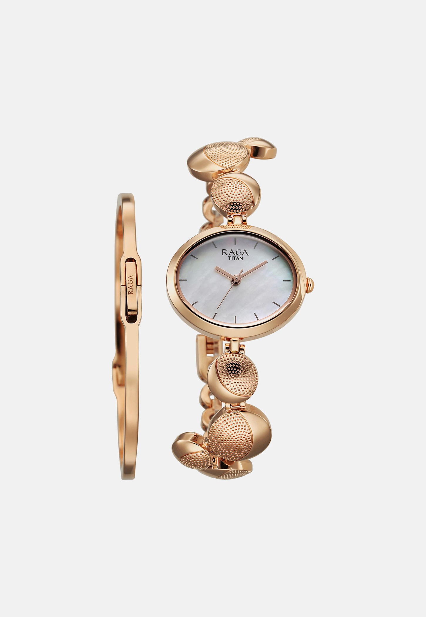 TITAN Raga Power Pearls Analog Watch with Bracelet - NU2721WM01F-picture-21