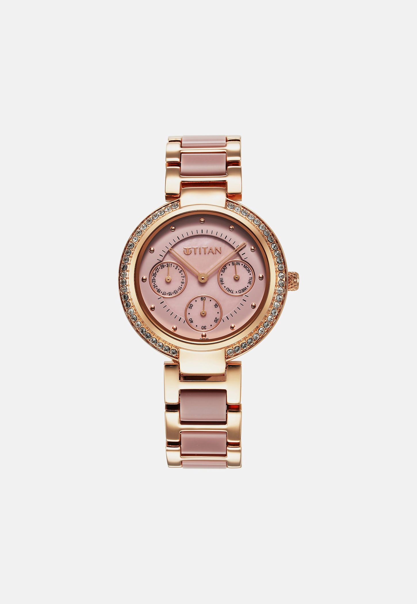 TITAN Acetate Embellished Multifunction Watch - NU95187KD02-picture-18