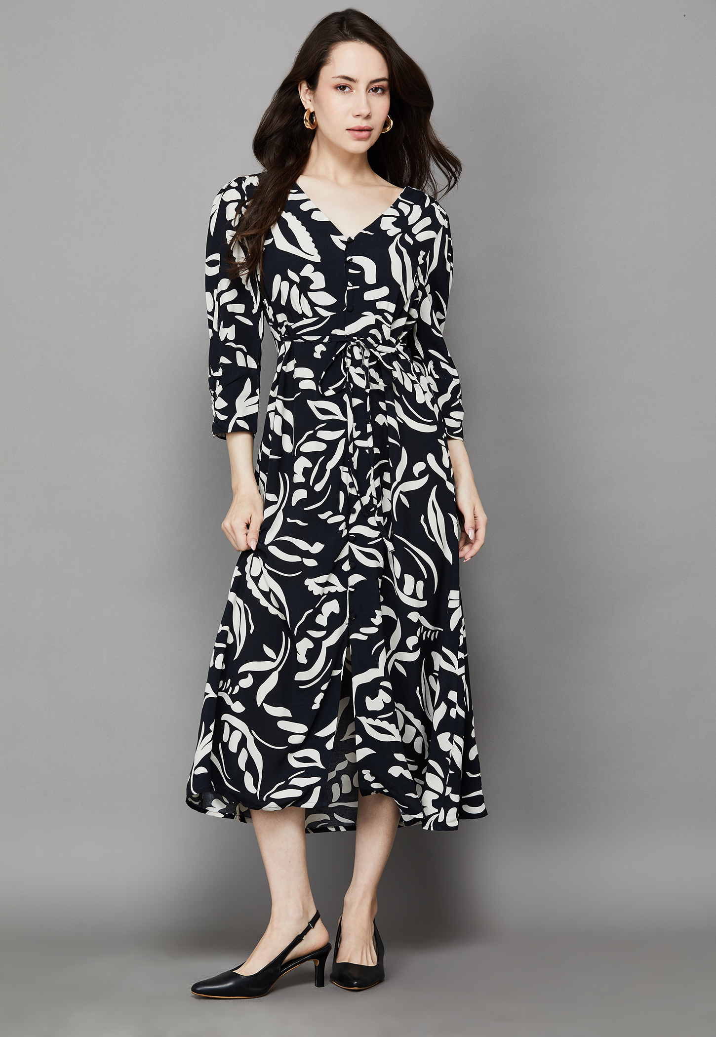 VERO MODA Printed A-line Maxi Dress-picture-29