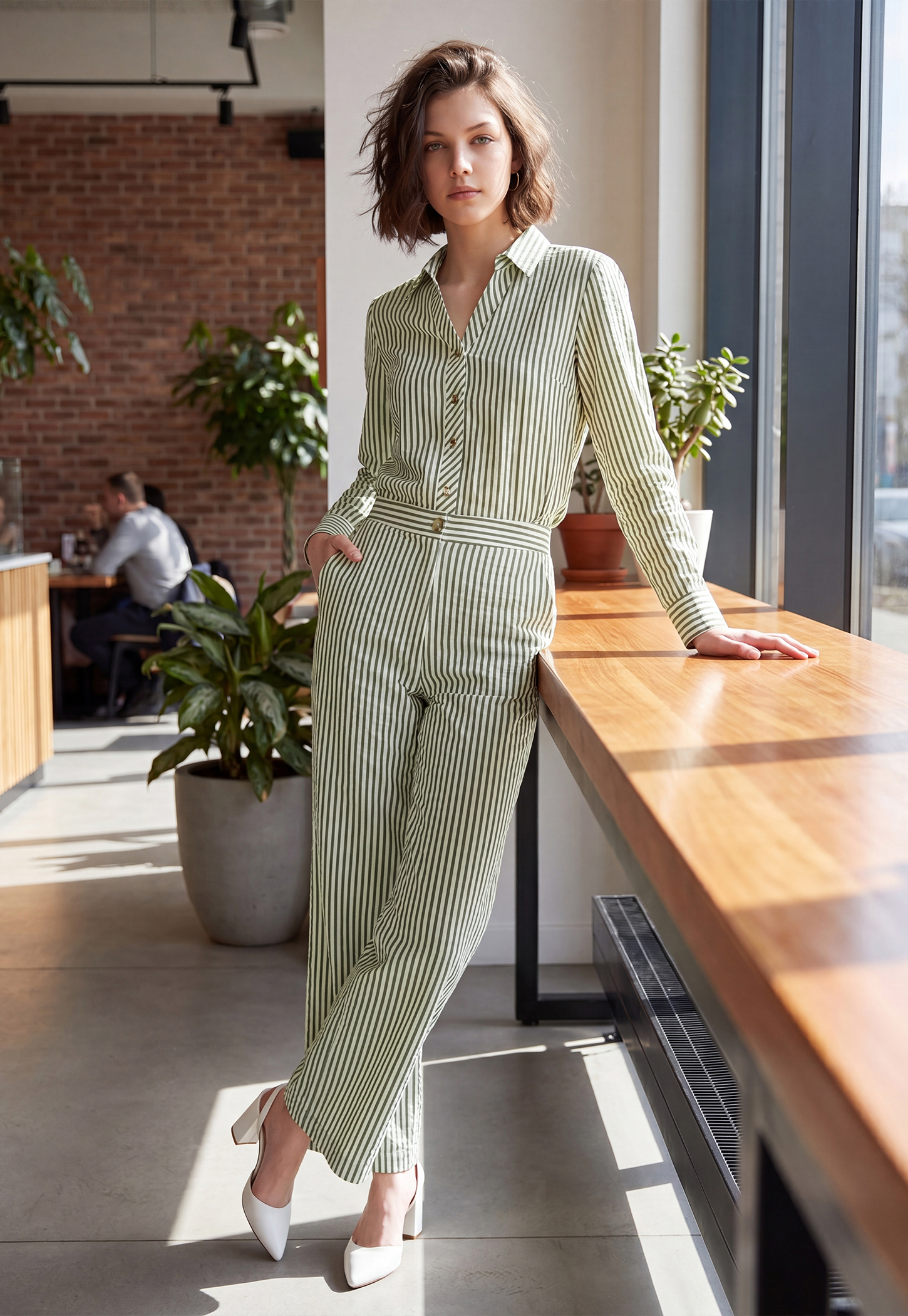 CODE Striped Trousers-picture-28