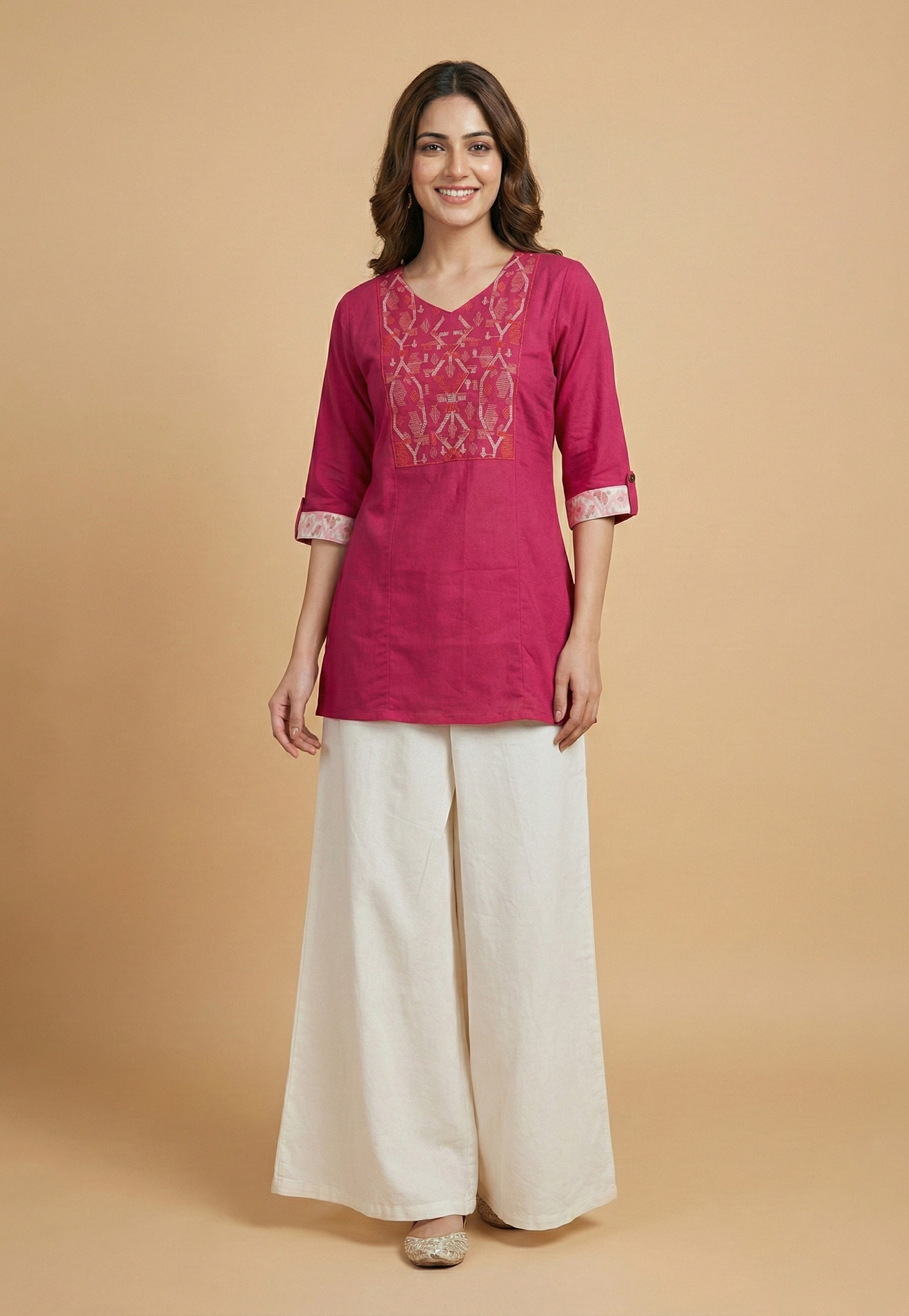 SPAN Embroidered Straight Kurti-picture-18