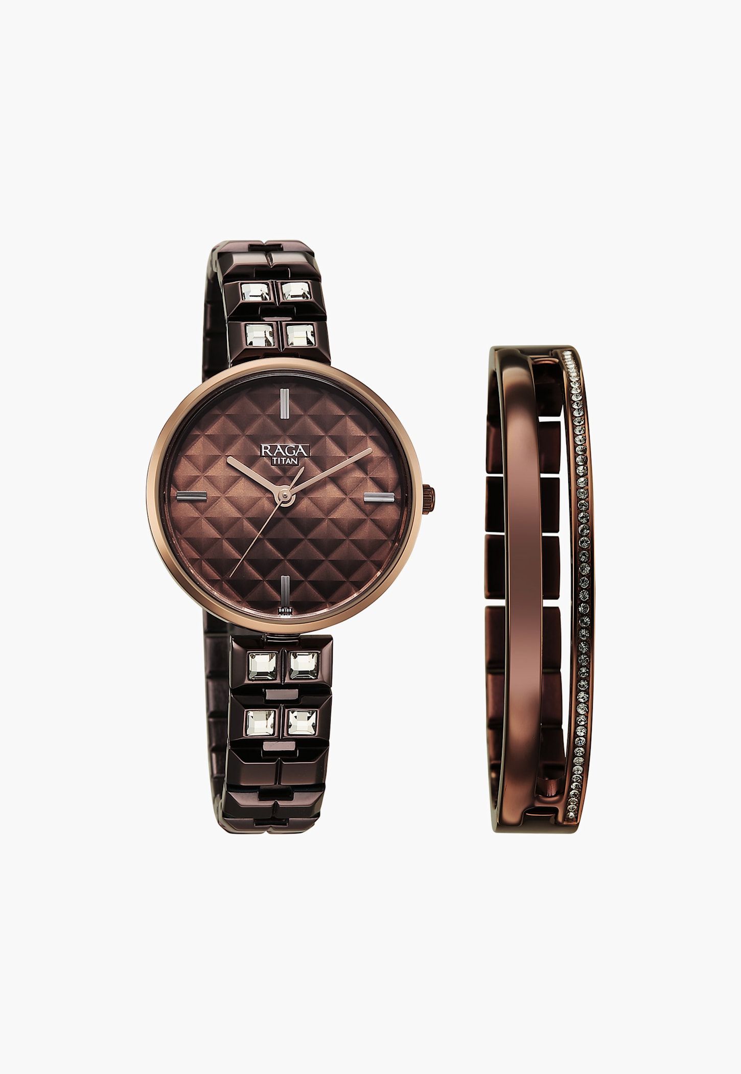 TITAN Raga Contempore Watch with Bracelet-NU2775QM01F-picture-49