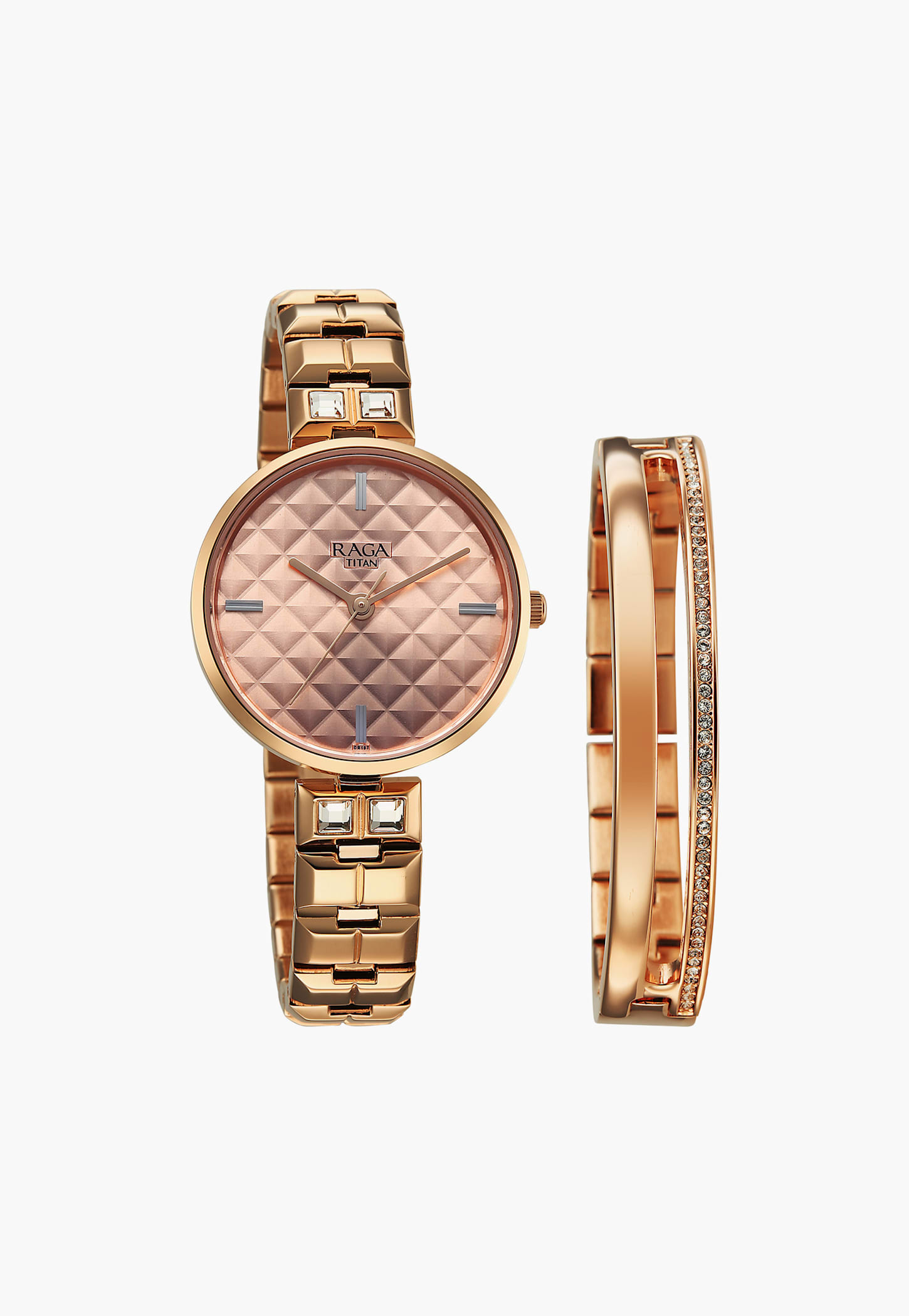 TITAN Raga Contempore Watch with Bracelet - NU2775WM01F-image-25