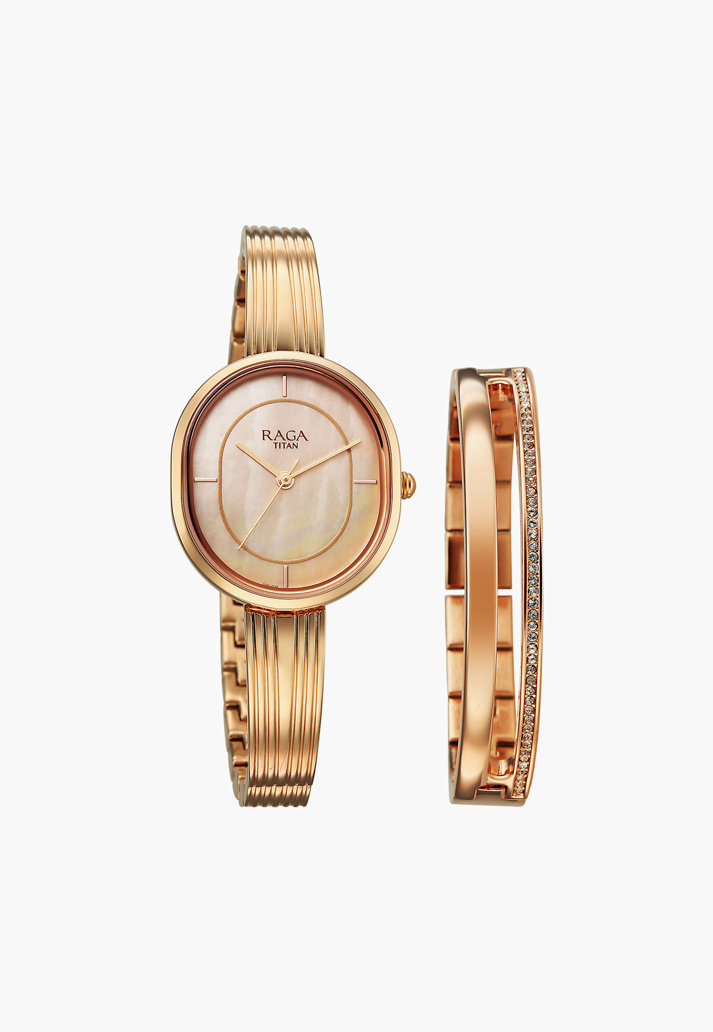 TITAN Raga Contempore Analog Watch with Bracelet - NU2776WM01F-image-42