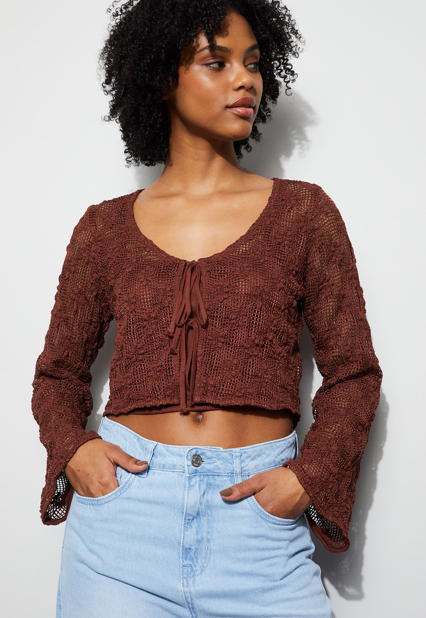 GINGER Crochet Crop Top with Camisole-picture-12