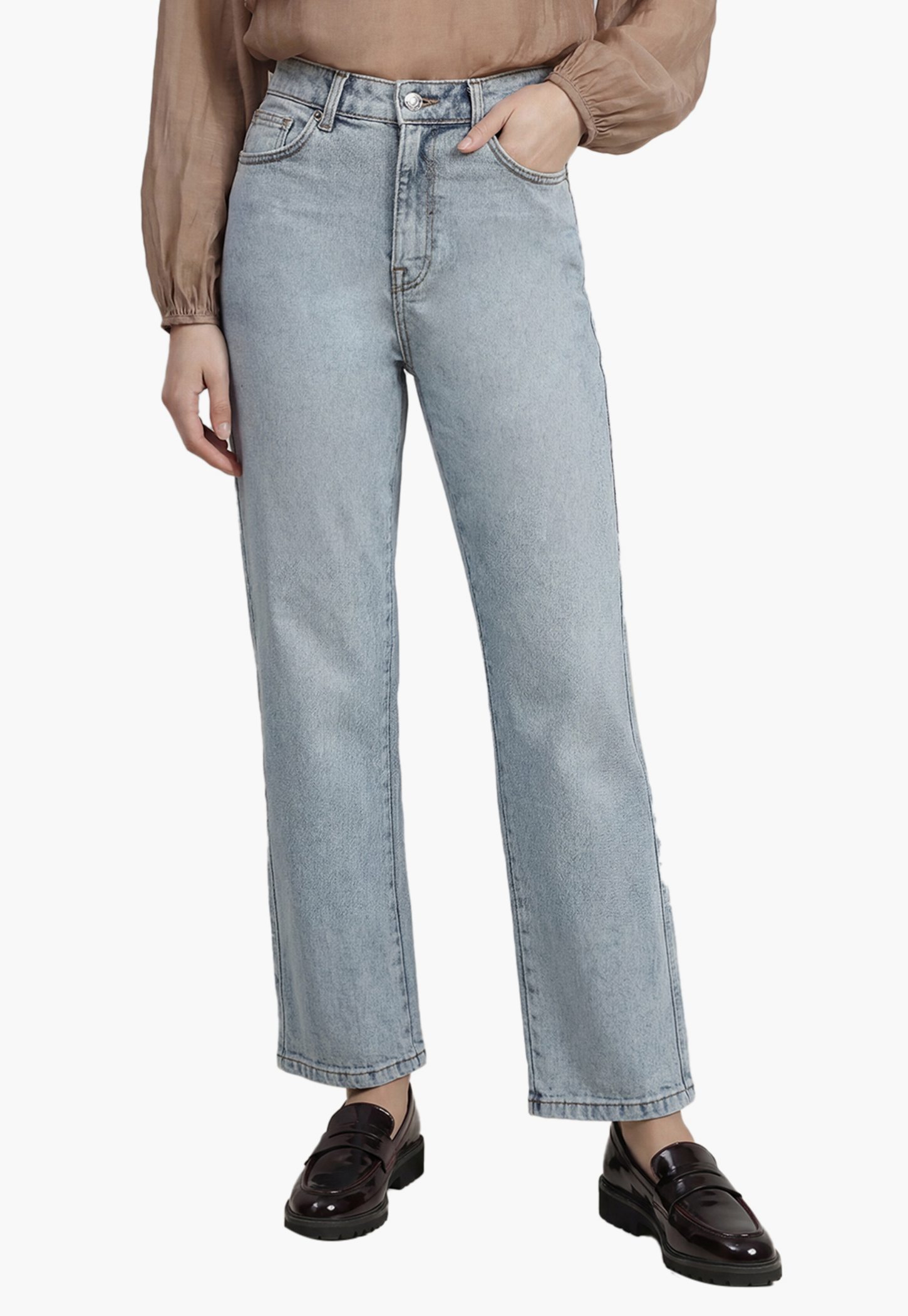 VERO MODA Solid Straight Fit Jeans-picture-29