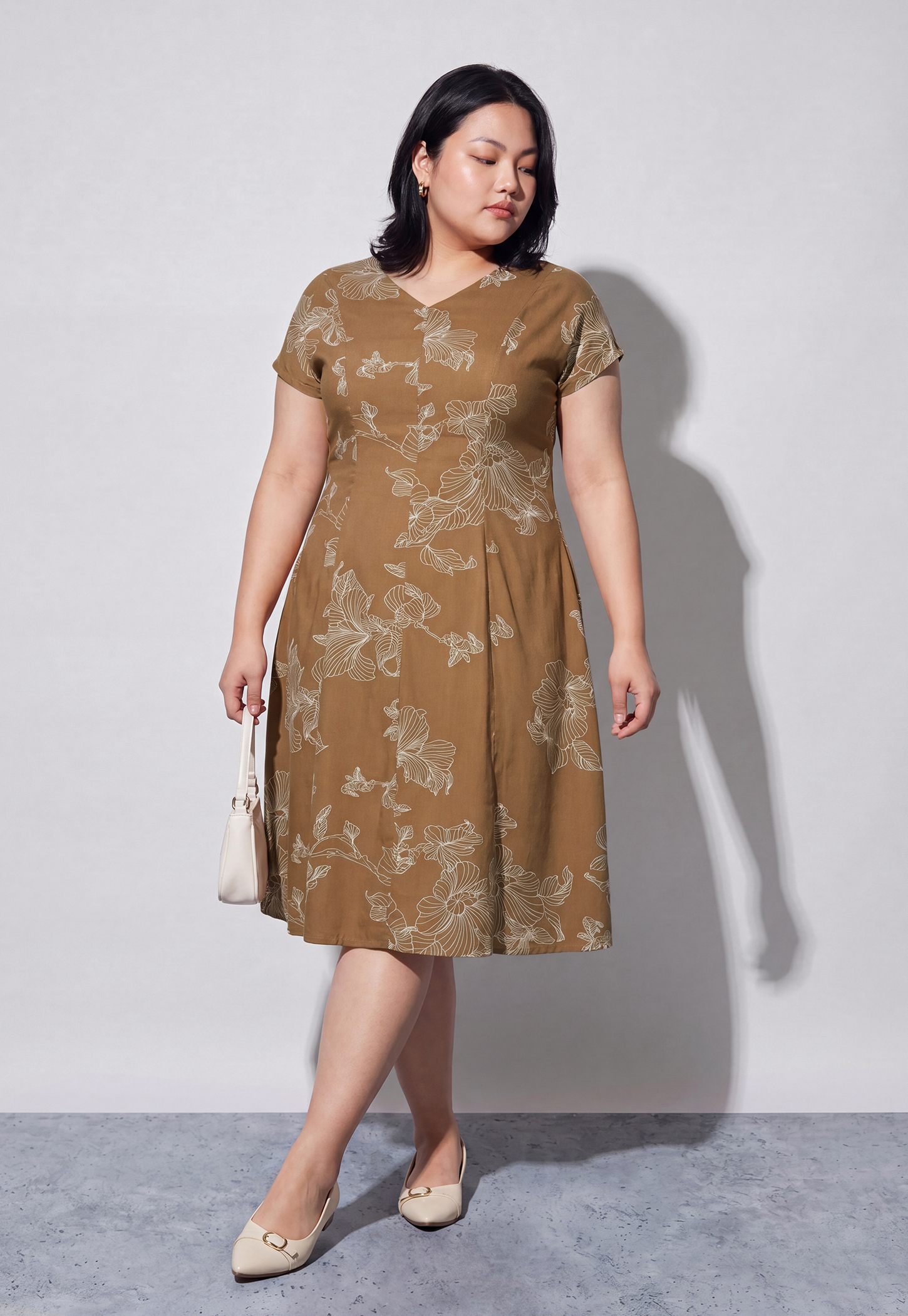 NEXUS Floral Print A-Line Dress-picture-50