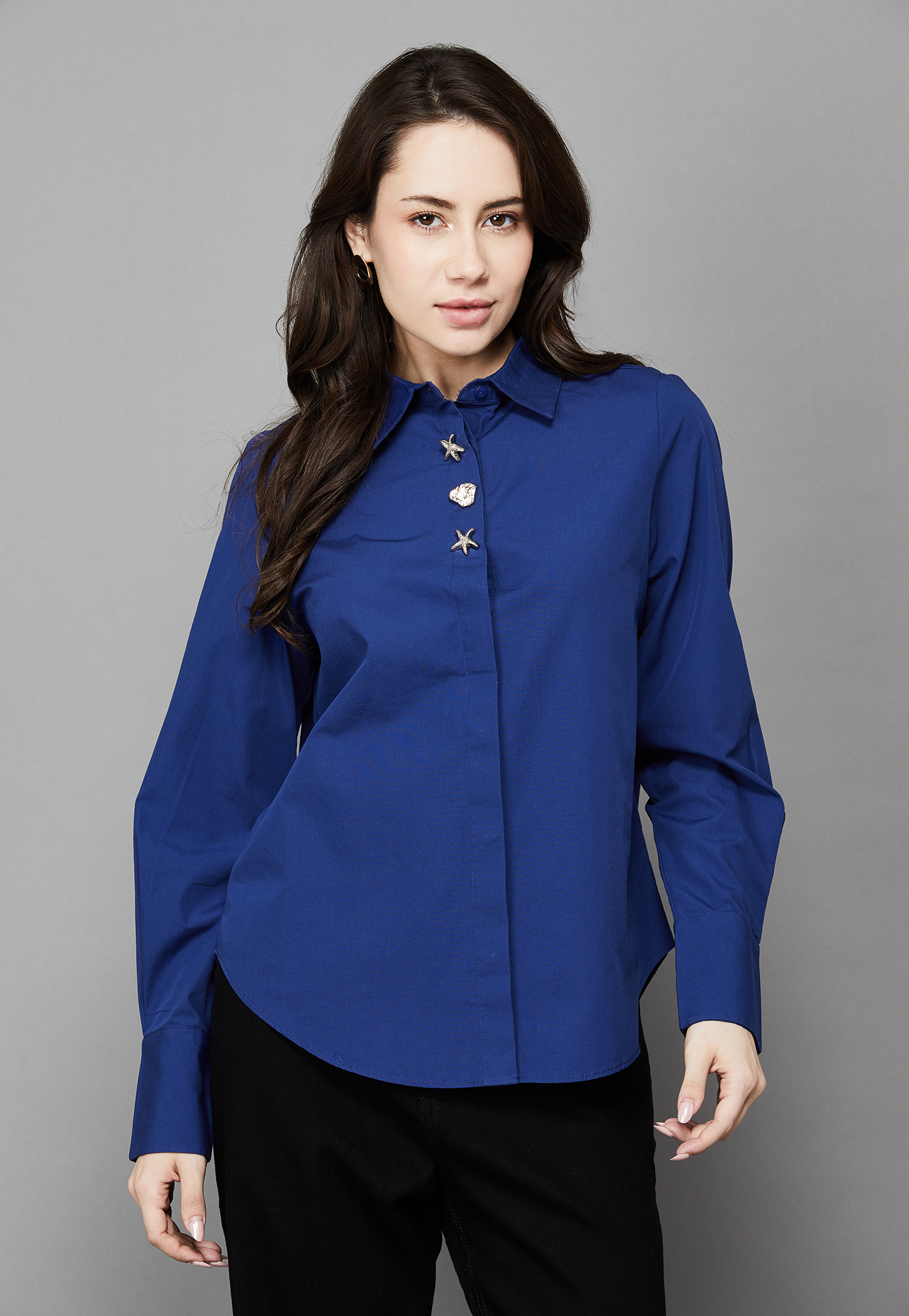 VERO MODA Embellished Placket Shirt-picture-36