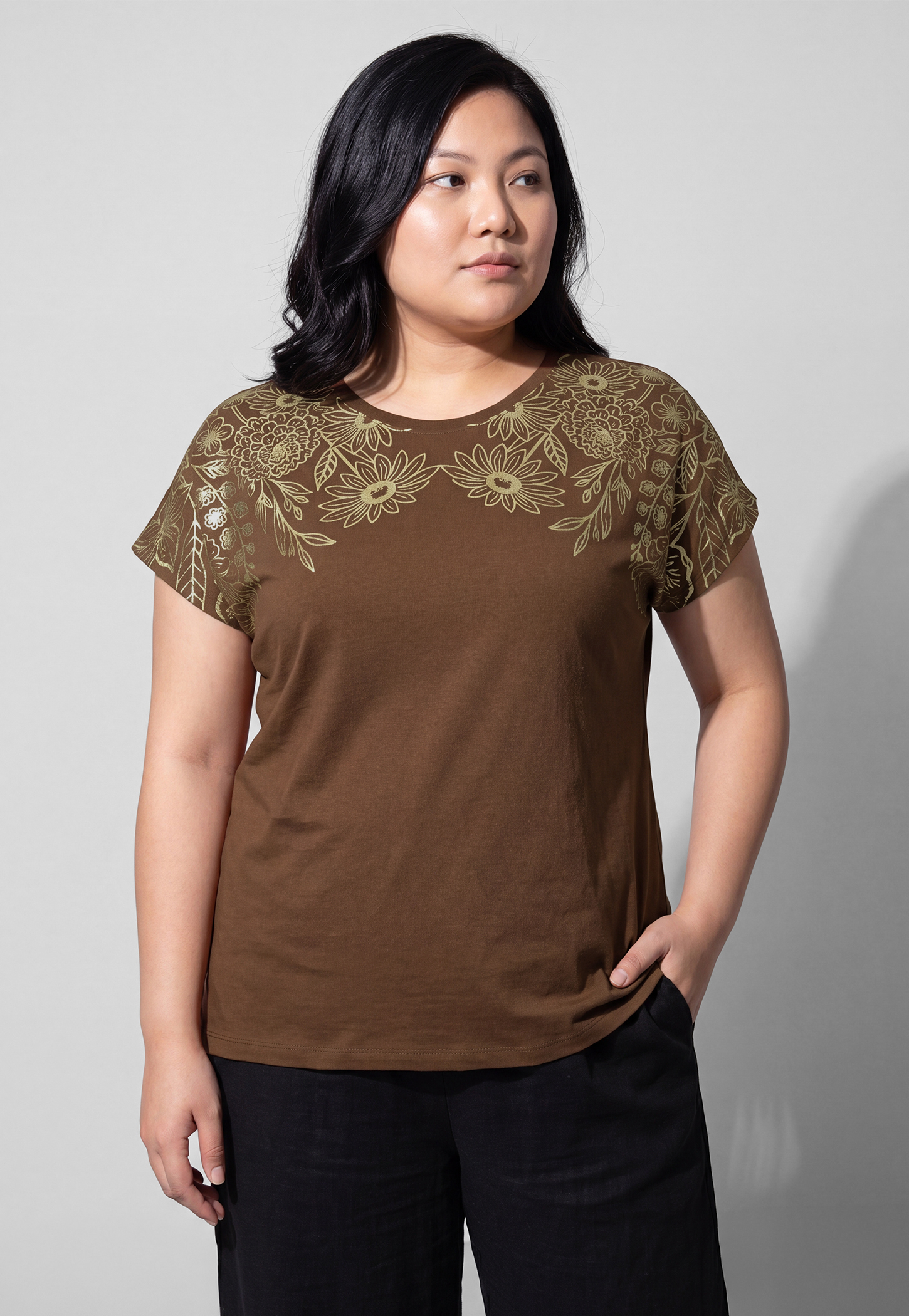 NEXUS Floral Print T-shirt-picture-27