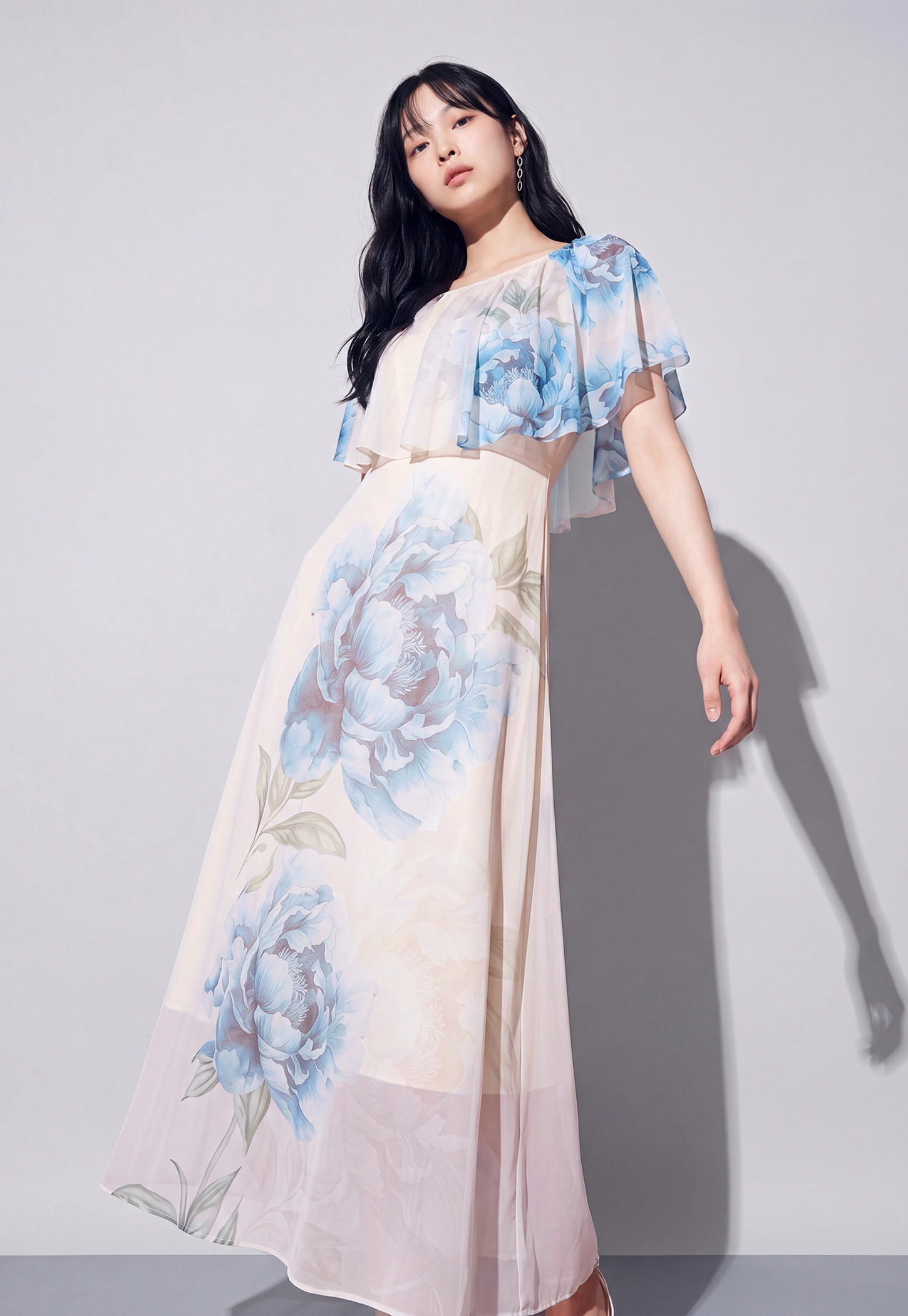 CODE Floral Print Maxi Dress-picture-42