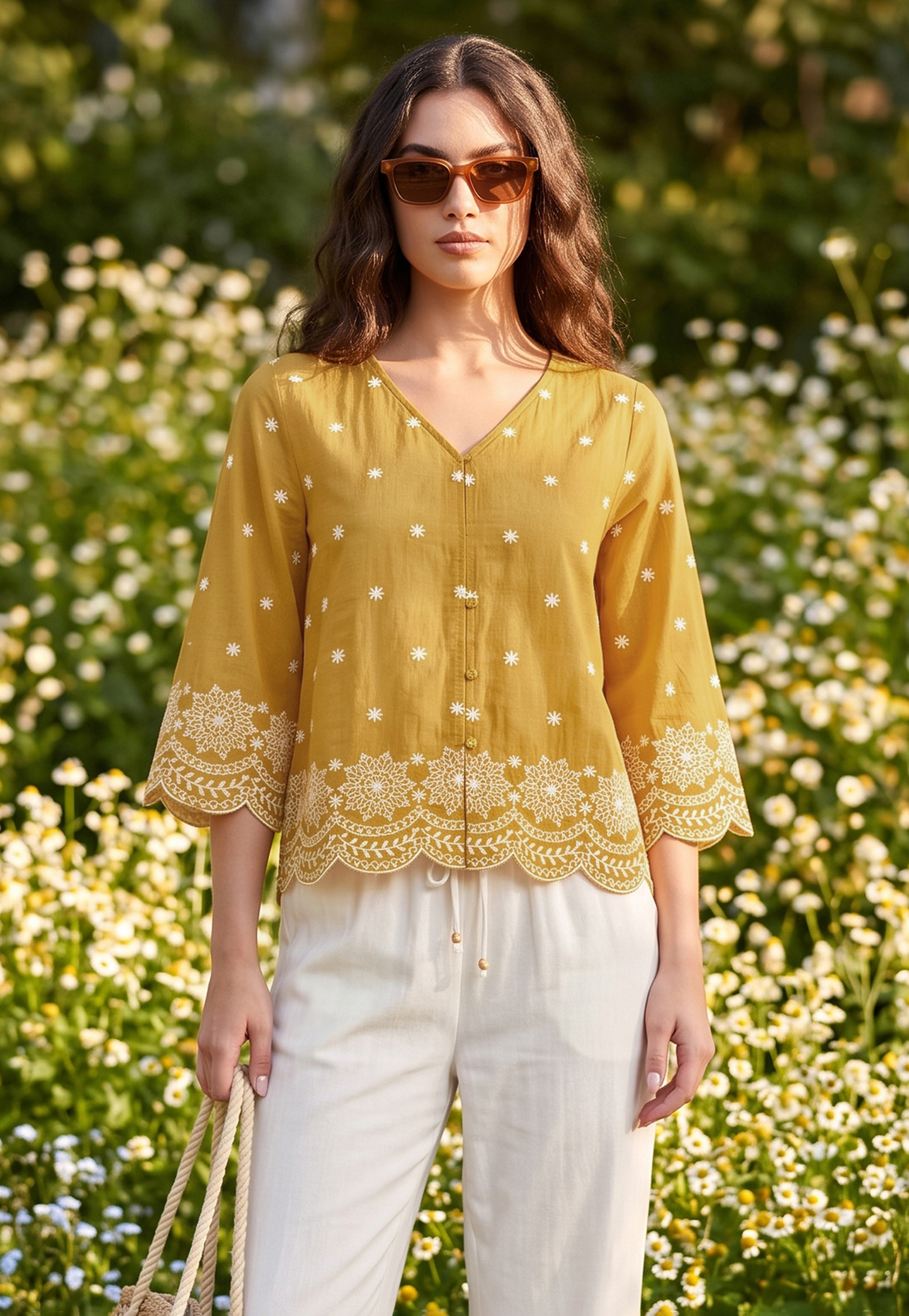 FAME FOREVER Embroidered Top-picture-19