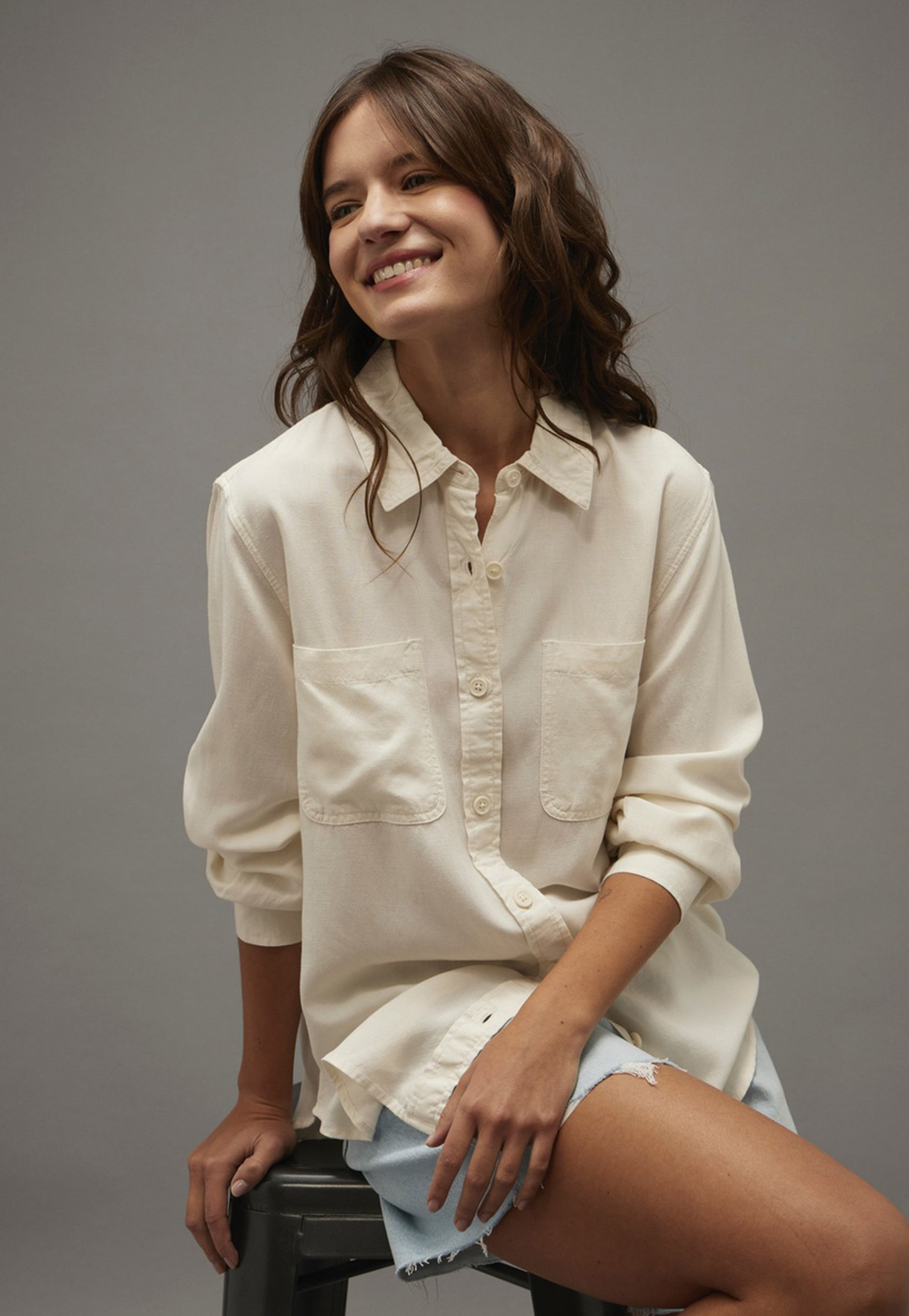 AMERICAN EAGLE Solid Regular Fit Shirt-picture-36